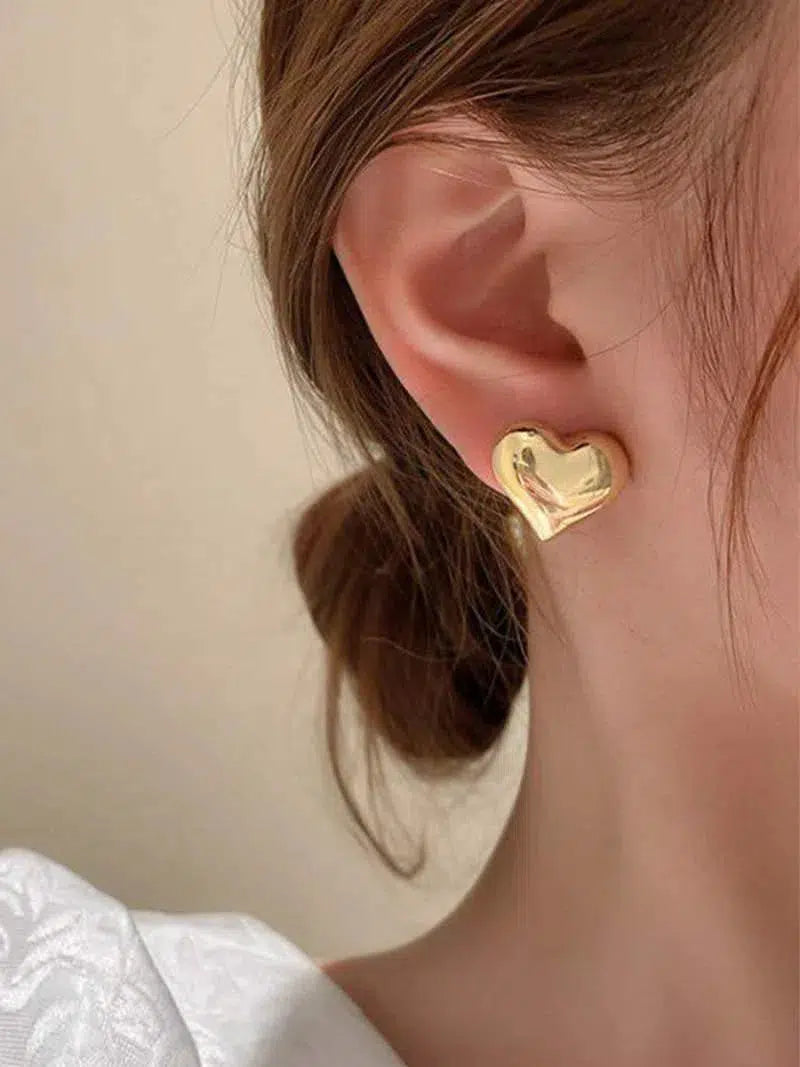 Cuore – Chunky design – Heart earrings-15137989755264-Santi Vento Atelier