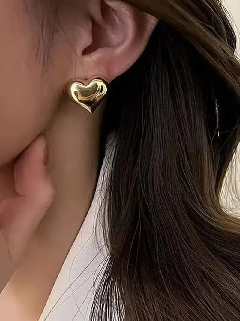 Cuore – Chunky design – Heart earrings-15137989755264-Santi Vento Atelier