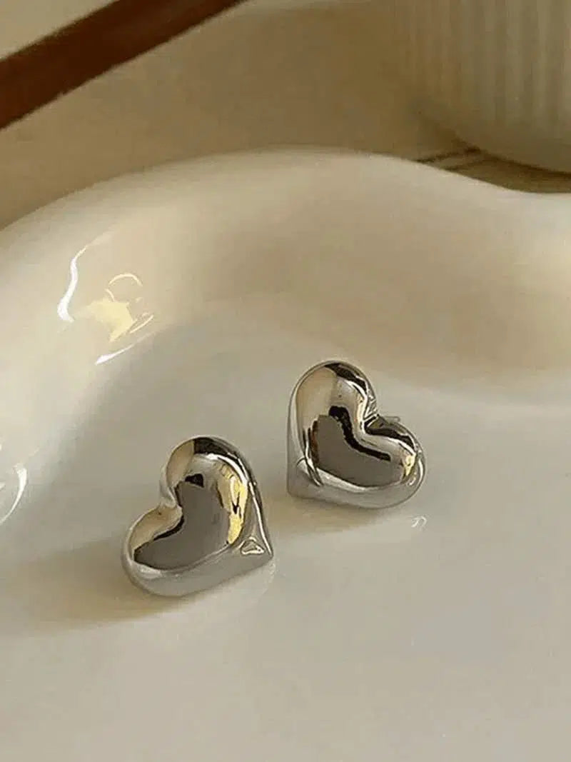 Cuore – Chunky design – Heart earrings-15137989755264-Santi Vento Atelier