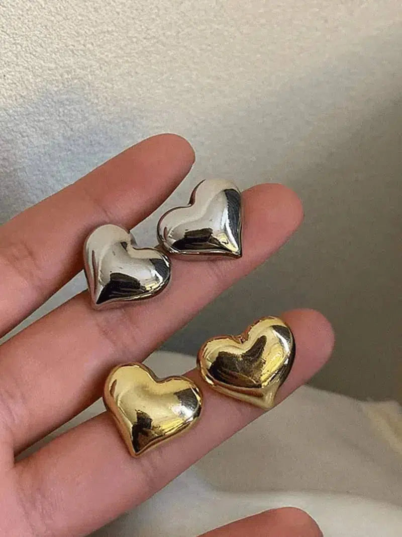 Cuore – Chunky design – Heart earrings-15137989755264-Santi Vento Atelier