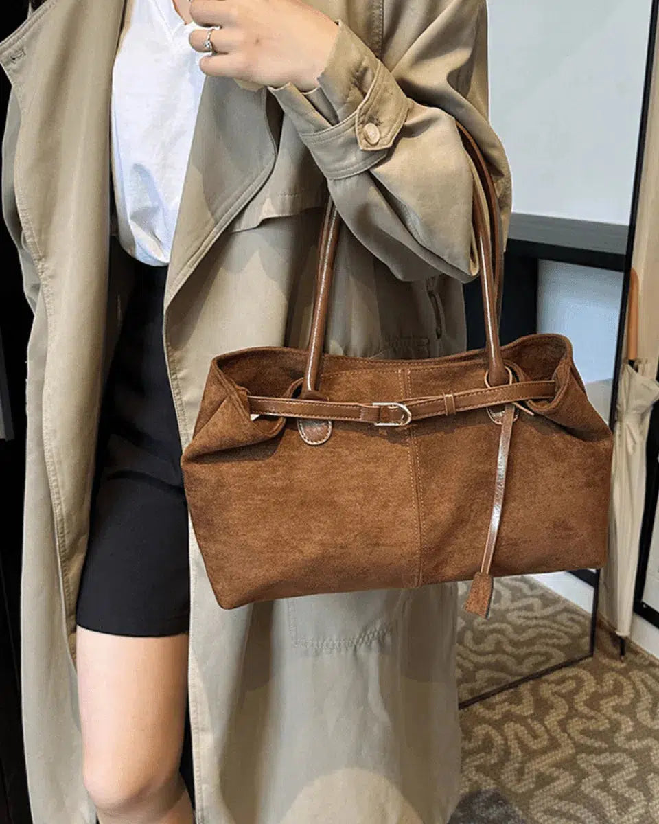 Damon – Autumn elegance – Suede tote bag-15137974518144-Santi Vento Atelier