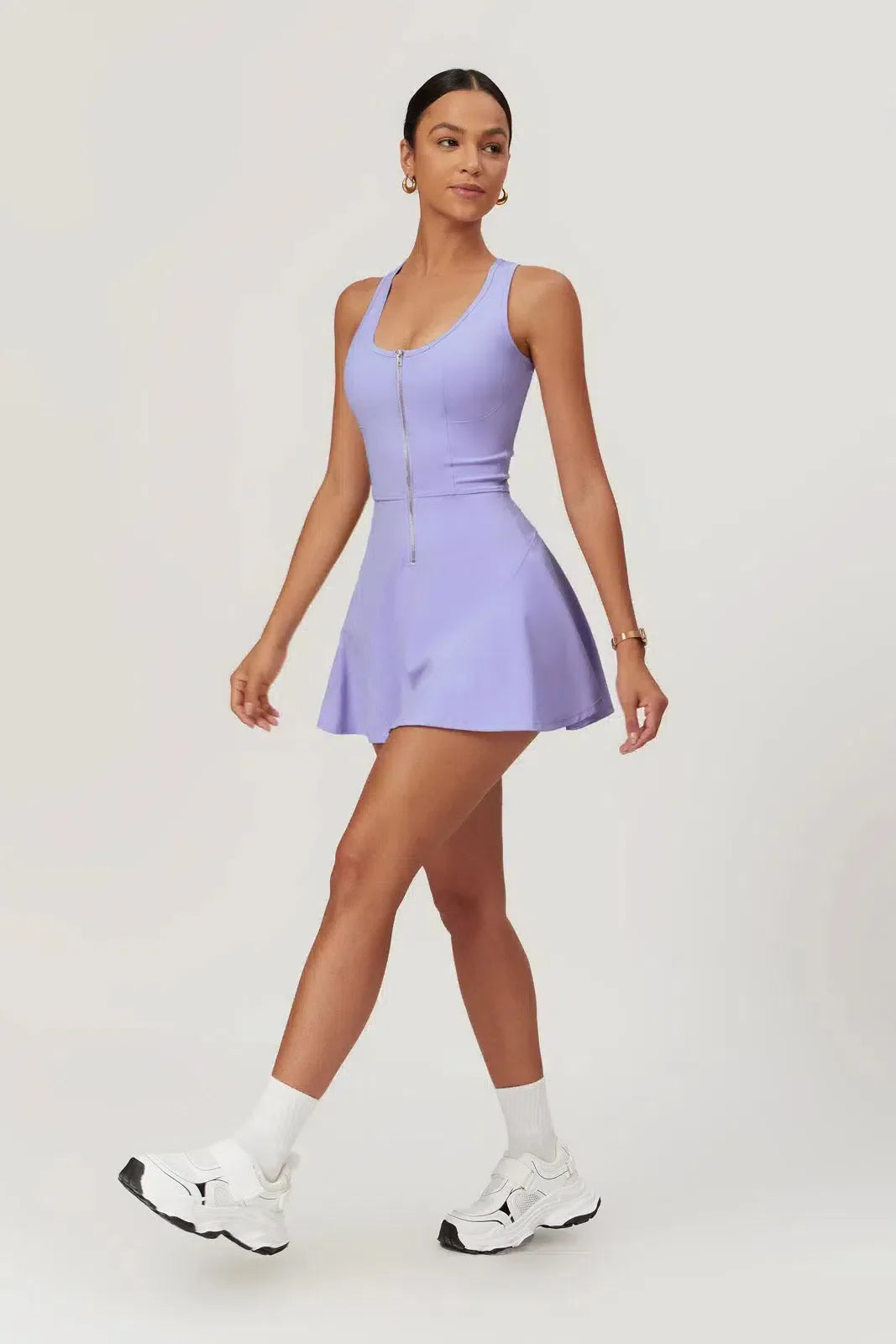 Delphine – Built-in shorts – Active mini dress-15138000830848-Santi Vento Atelier