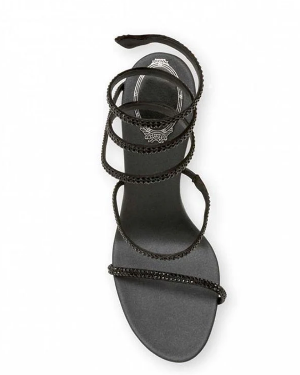 Desideria – Thin stiletto – Rhinestone double-strap heels-15137993261440-Santi Vento Atelier