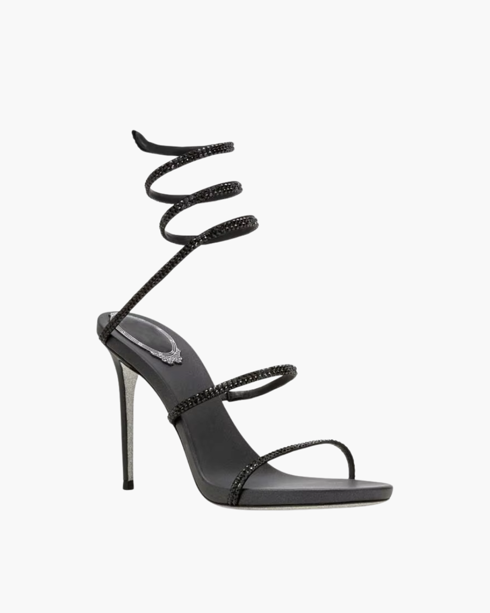 Desideria – Thin stiletto – Rhinestone double-strap heels-15137993261440-Santi Vento Atelier