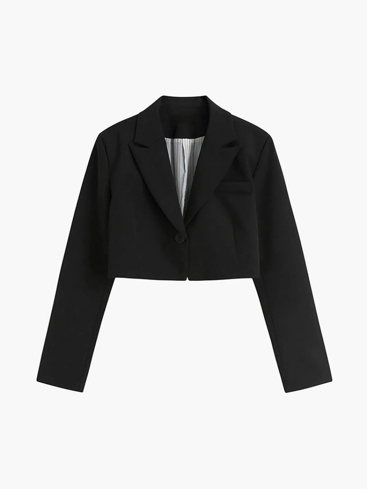 Domina – Chic cropped silhouette – Blazer-15137996112256-Santi Vento Atelier