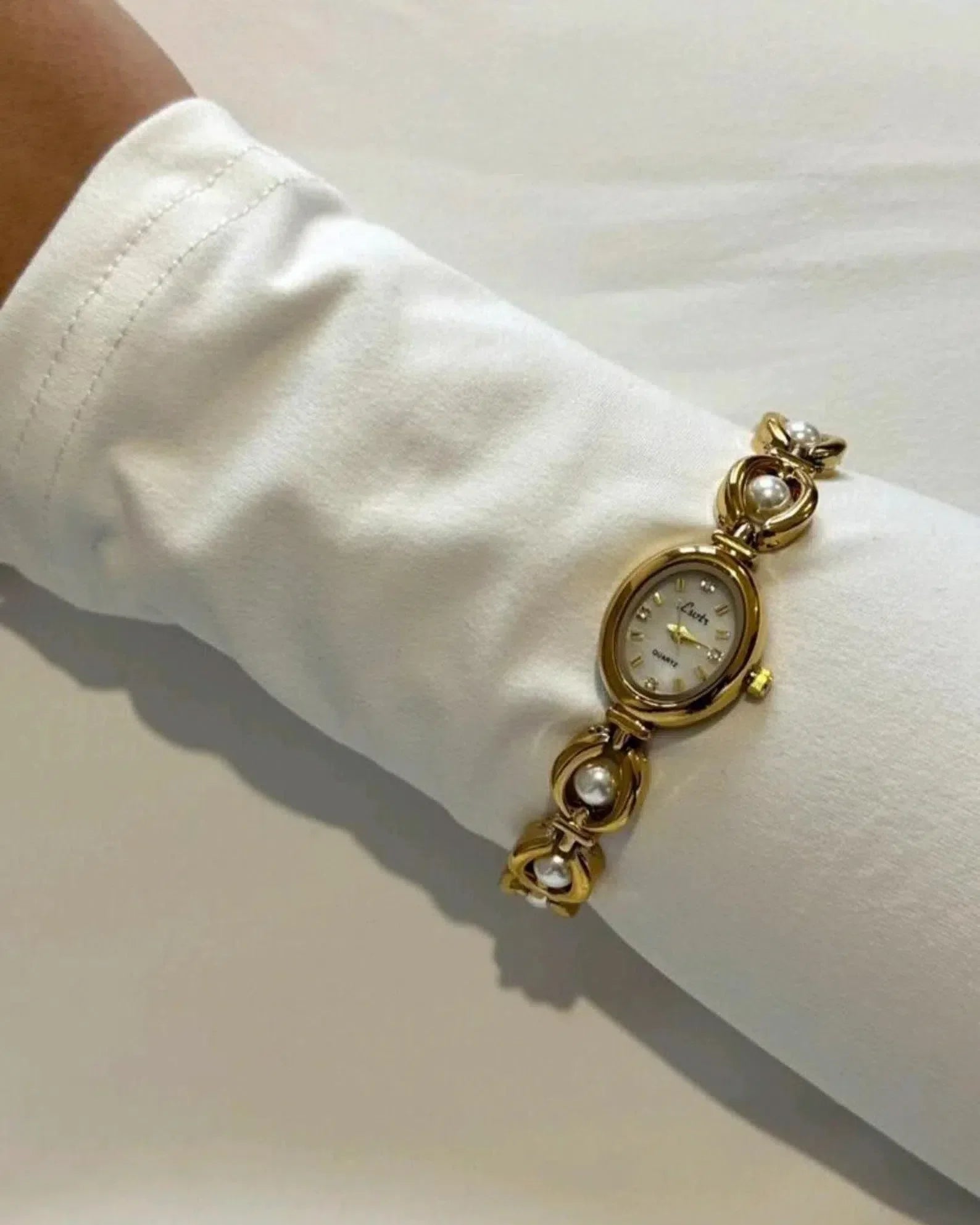 Dorina – Faux pearl details – Vintage watch-15137986609536-Santi Vento Atelier