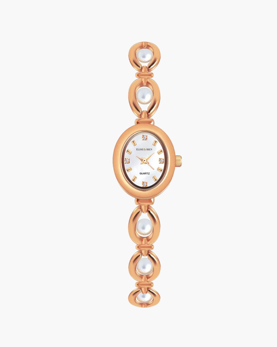 Elara Pearl – Timeless pearl elegance – Bracelet watch-15137986937216-Santi Vento Atelier