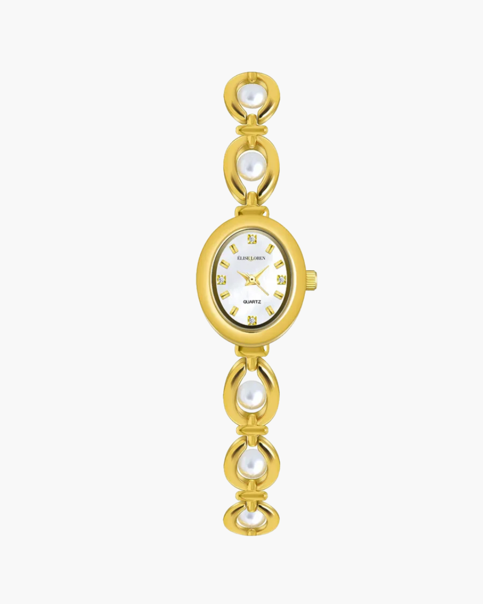 Elara Pearl – Timeless pearl elegance – Bracelet watch-15137986937216-Santi Vento Atelier