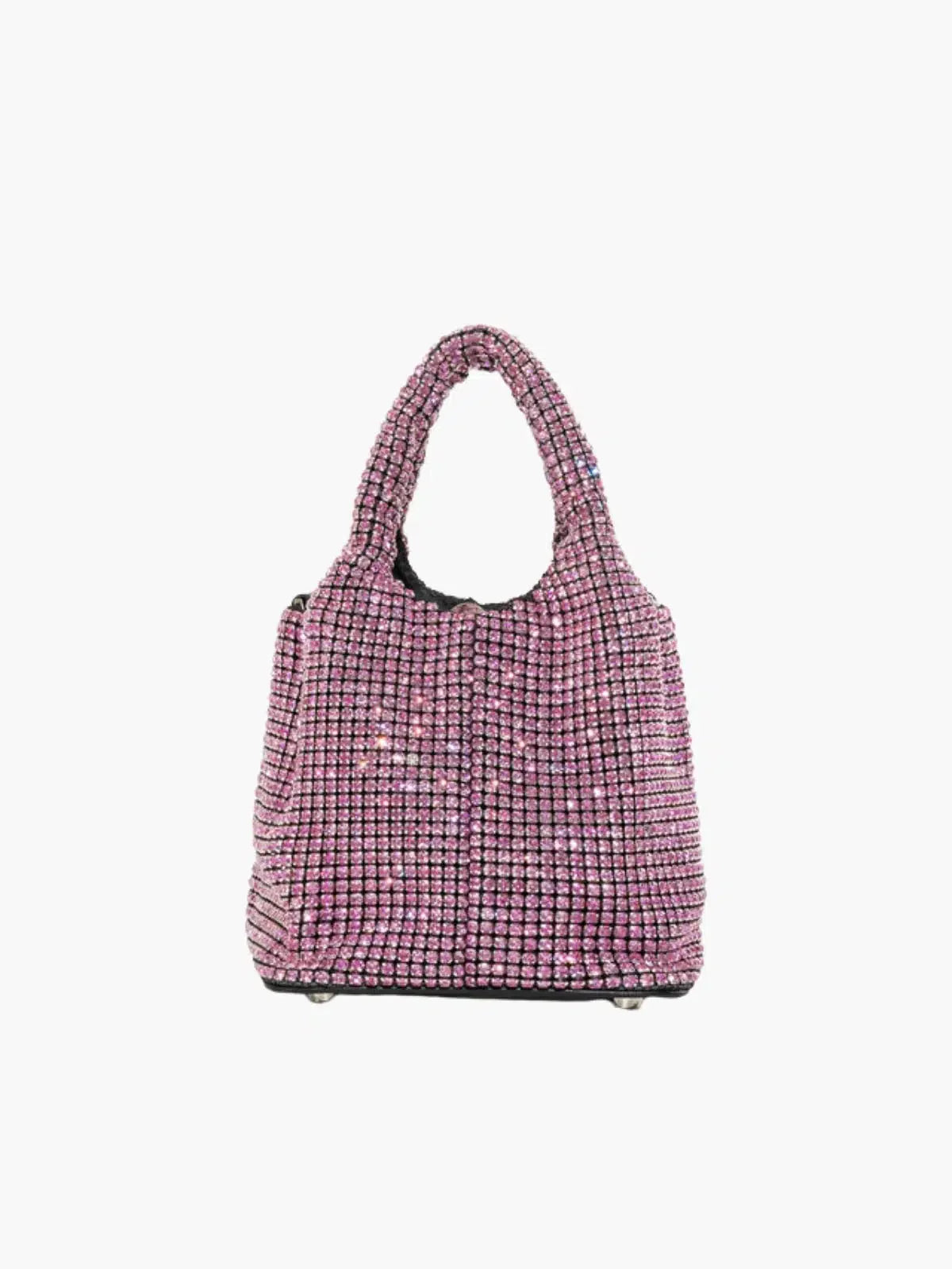 Eloise – Rhinestone embellishments – Mini bucket bag-15137974157696-Santi Vento Atelier