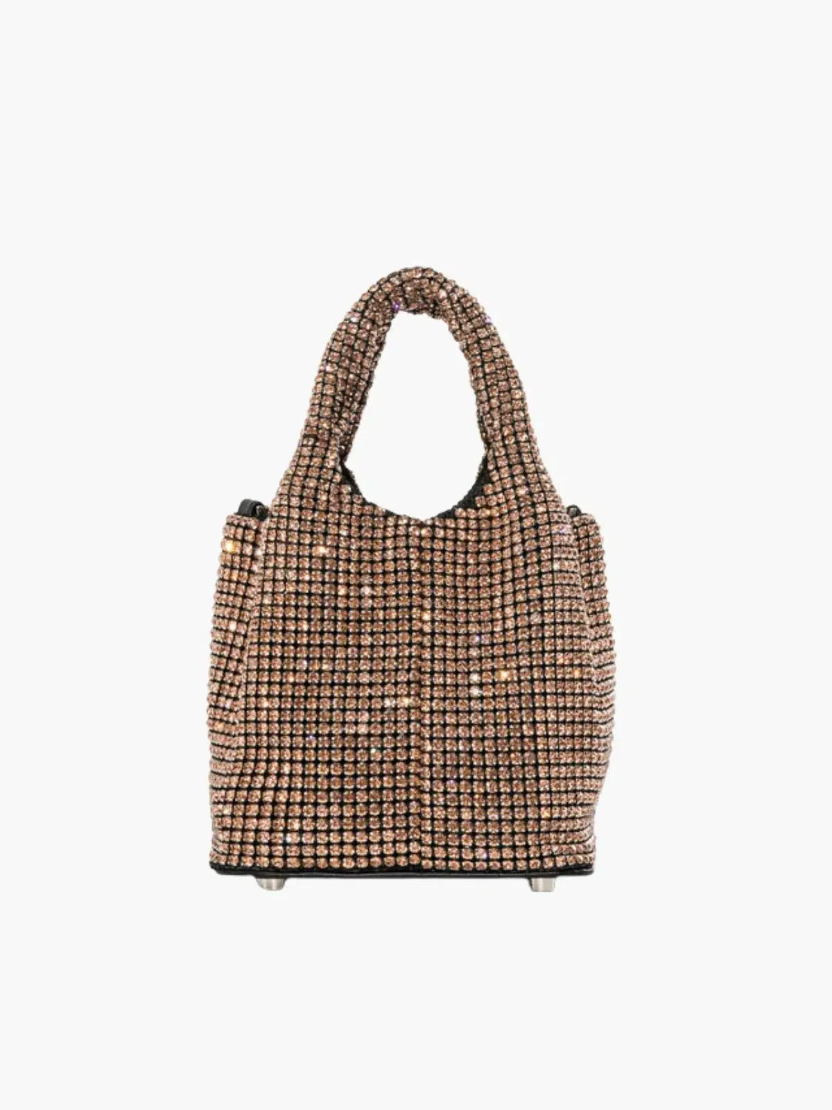 Eloise – Rhinestone embellishments – Mini bucket bag-15137974157696-Santi Vento Atelier