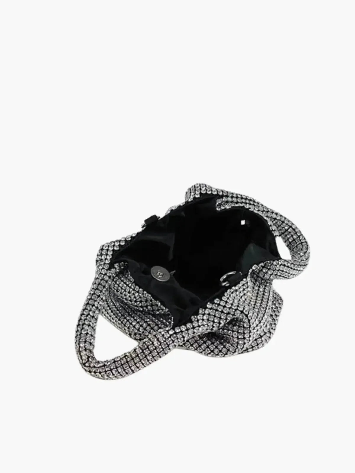 Eloise – Rhinestone embellishments – Mini bucket bag-15137974157696-Santi Vento Atelier