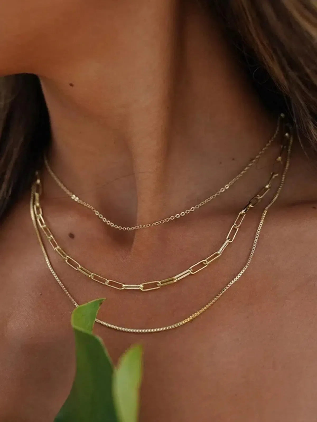 Étoile – Parisian chic design – Layered necklace-15137989067136-Santi Vento Atelier