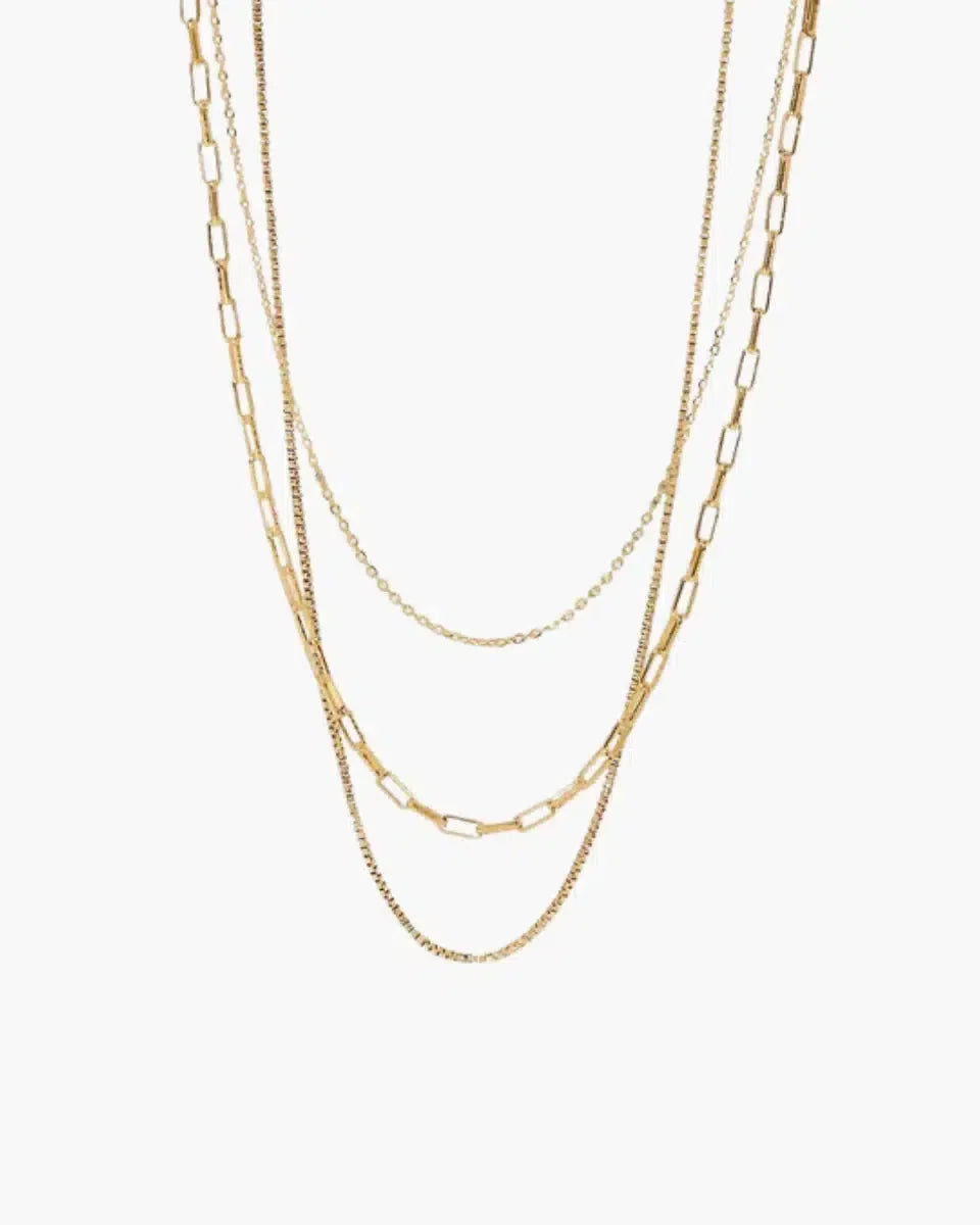Étoile – Parisian chic design – Layered necklace-15137989067136-Santi Vento Atelier