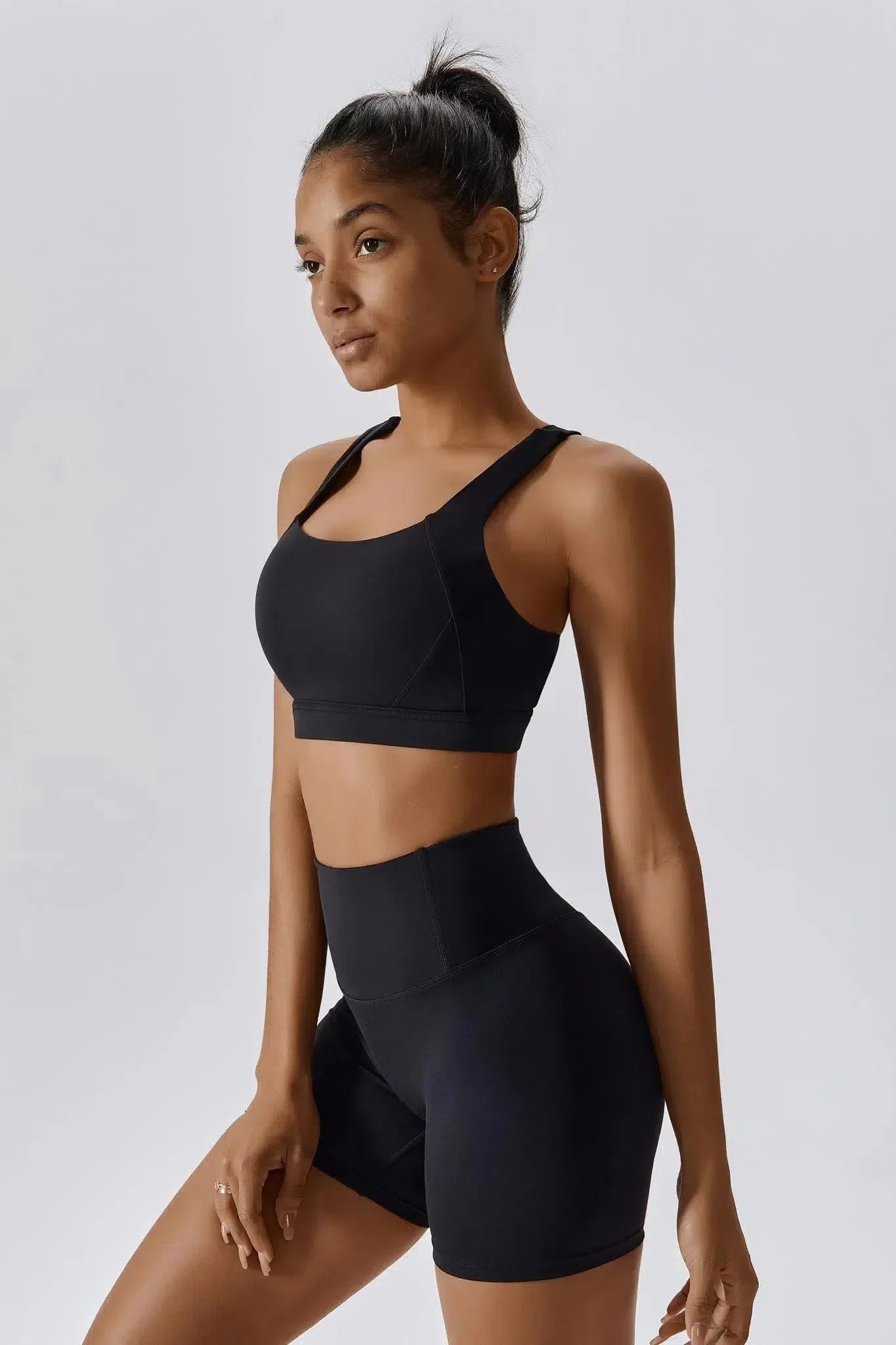 Fionnuala – High-waisted fit – Sweat-proof shorts-15138001846656-Santi Vento Atelier