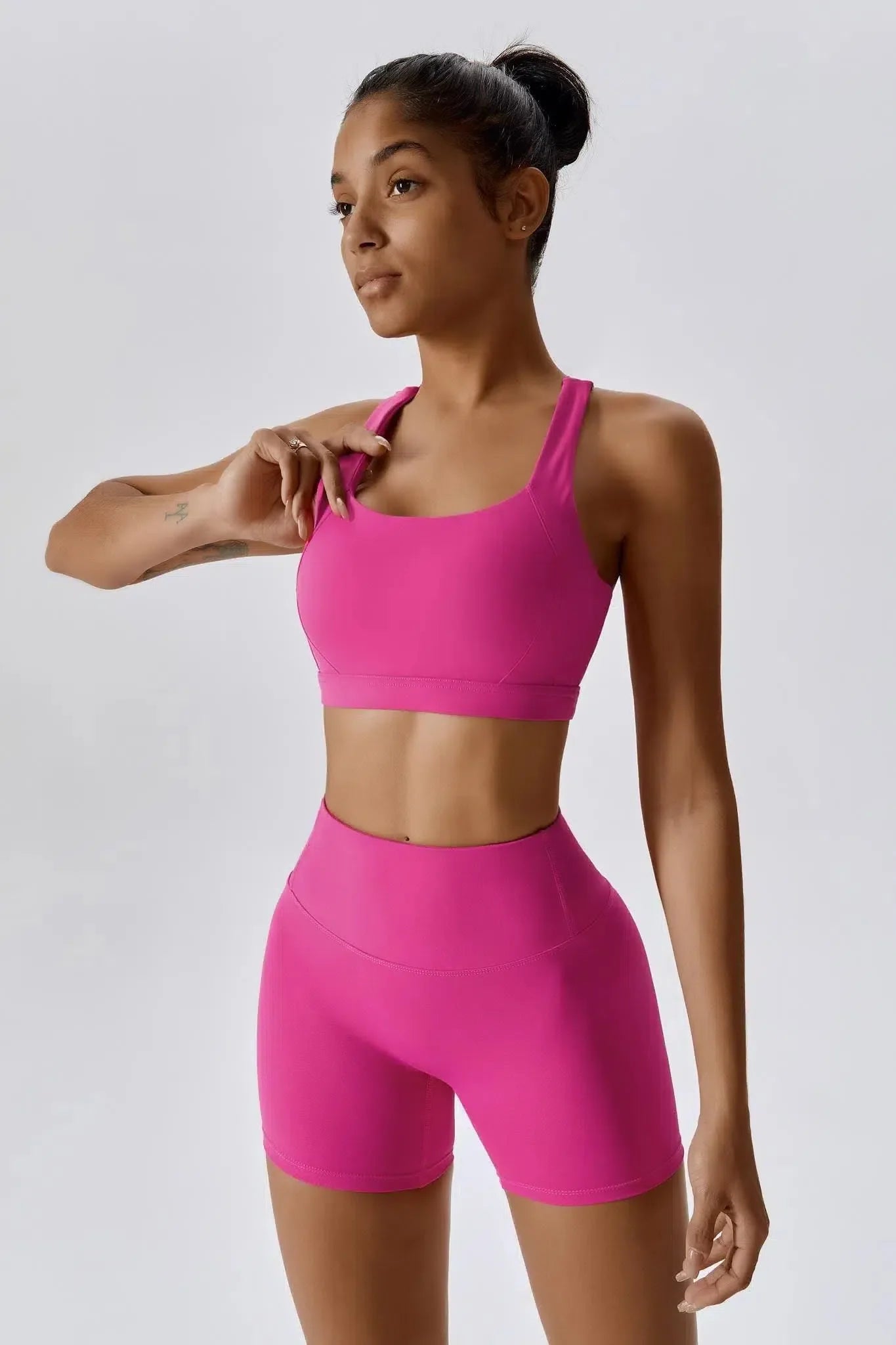 Fionnuala – High-waisted fit – Sweat-proof shorts-15138001846656-Santi Vento Atelier