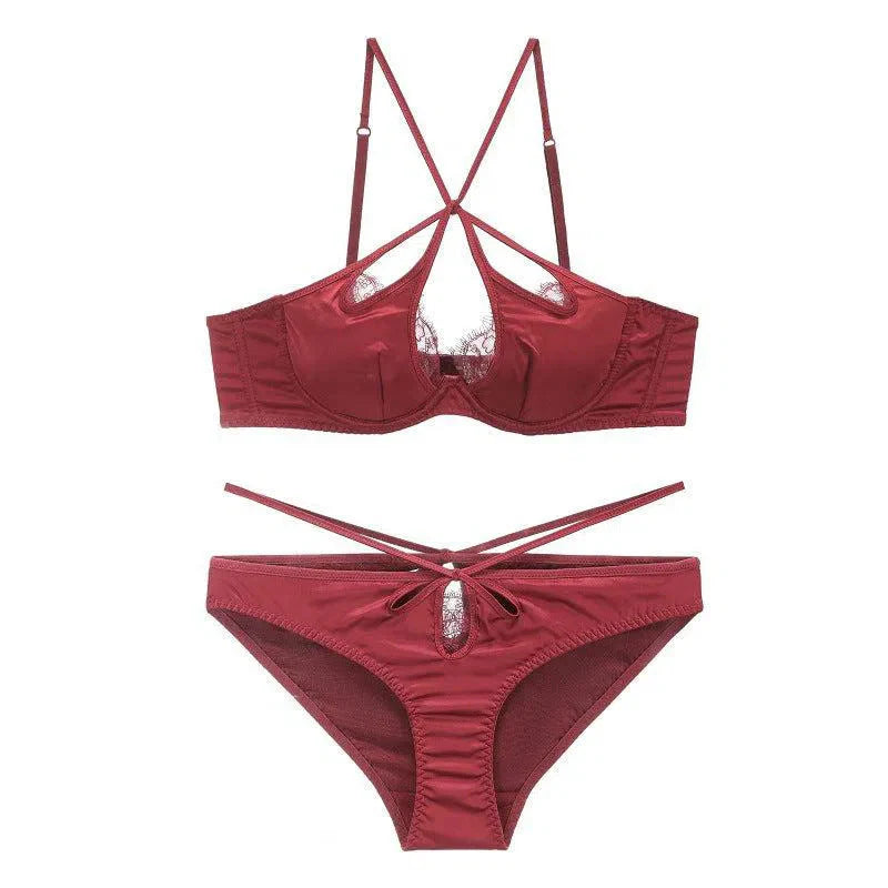 Florana – Lace halter – Lingerie set-15138005352832-Santi Vento Atelier