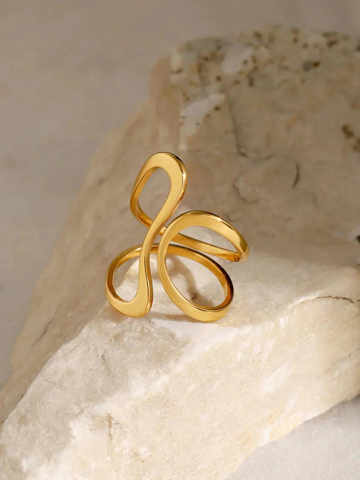 Florelle – Spiral design – Statement ring-15137988247936-Santi Vento Atelier