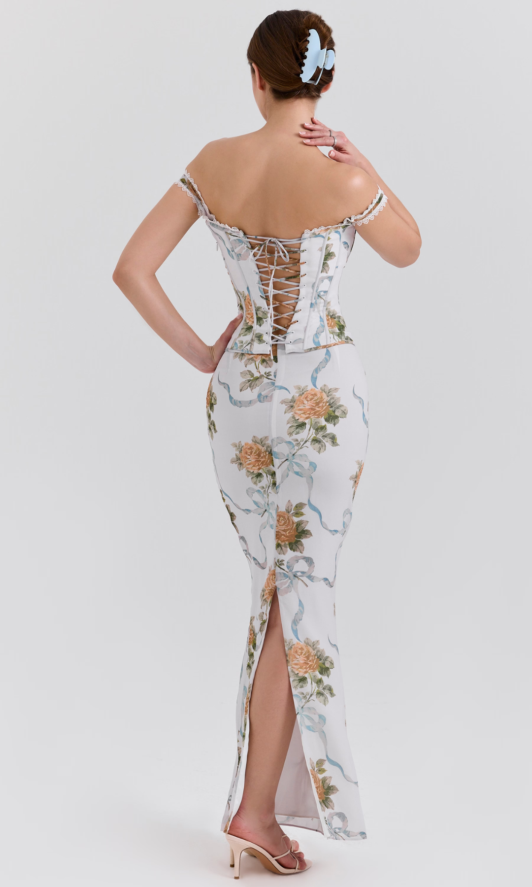 Florentisse – Romantic floral corset – Maxi dress-15141597249920-Santi Vento Atelier