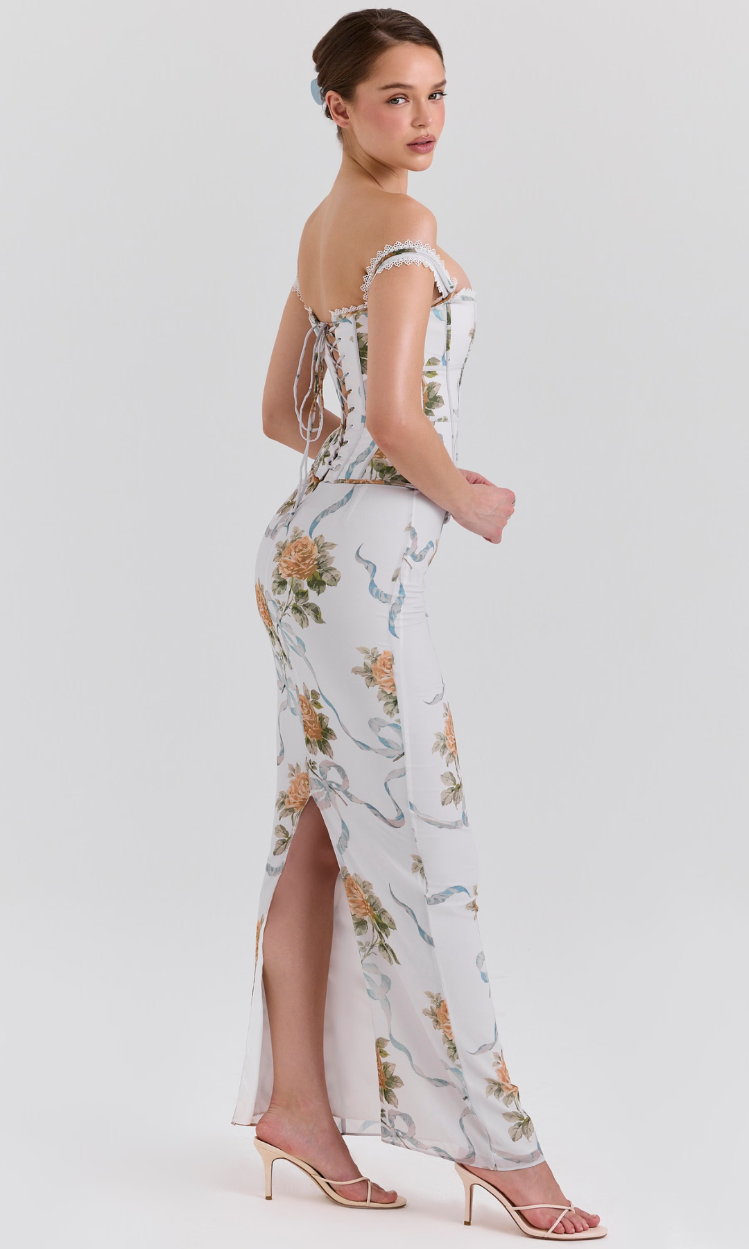Florentisse – Romantic floral corset – Maxi dress-15141597249920-Santi Vento Atelier