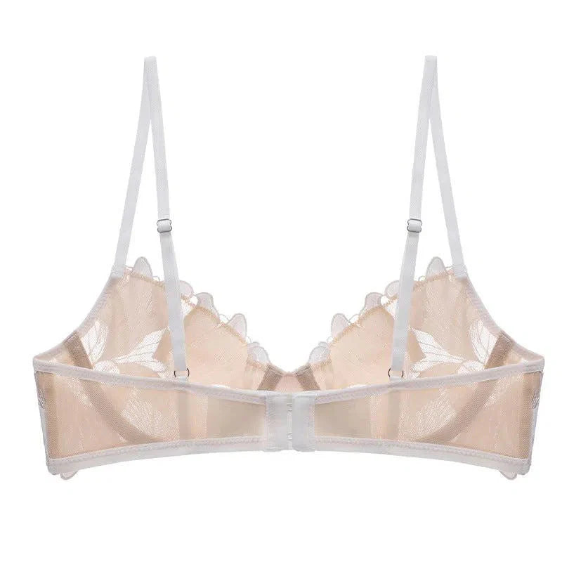 Florisse – Mesh flower embroidered – Lingerie set-15138005025152-Santi Vento Atelier
