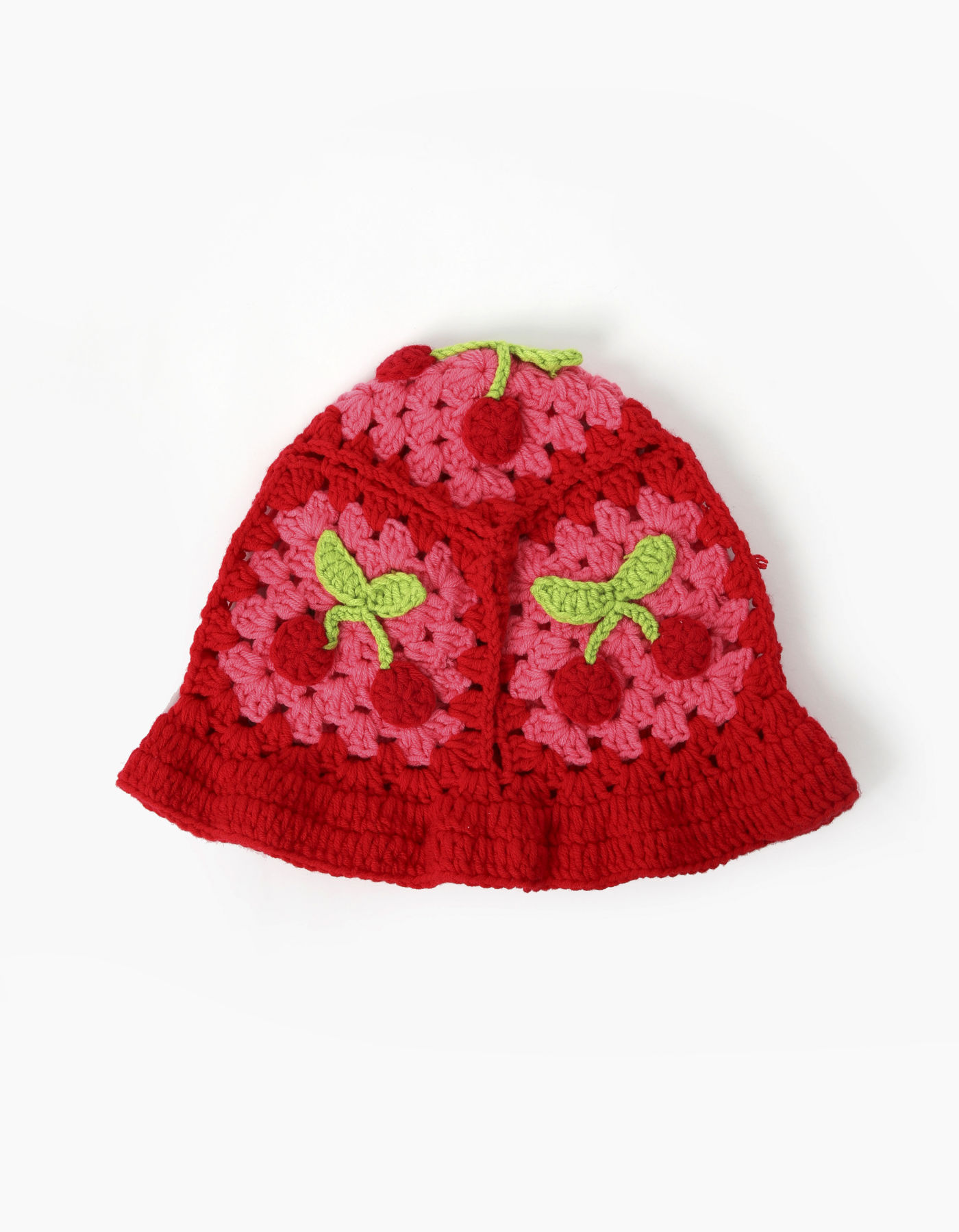 Frambella – Strawberry motif – Crochet hat-15144671773056-Santi Vento Atelier