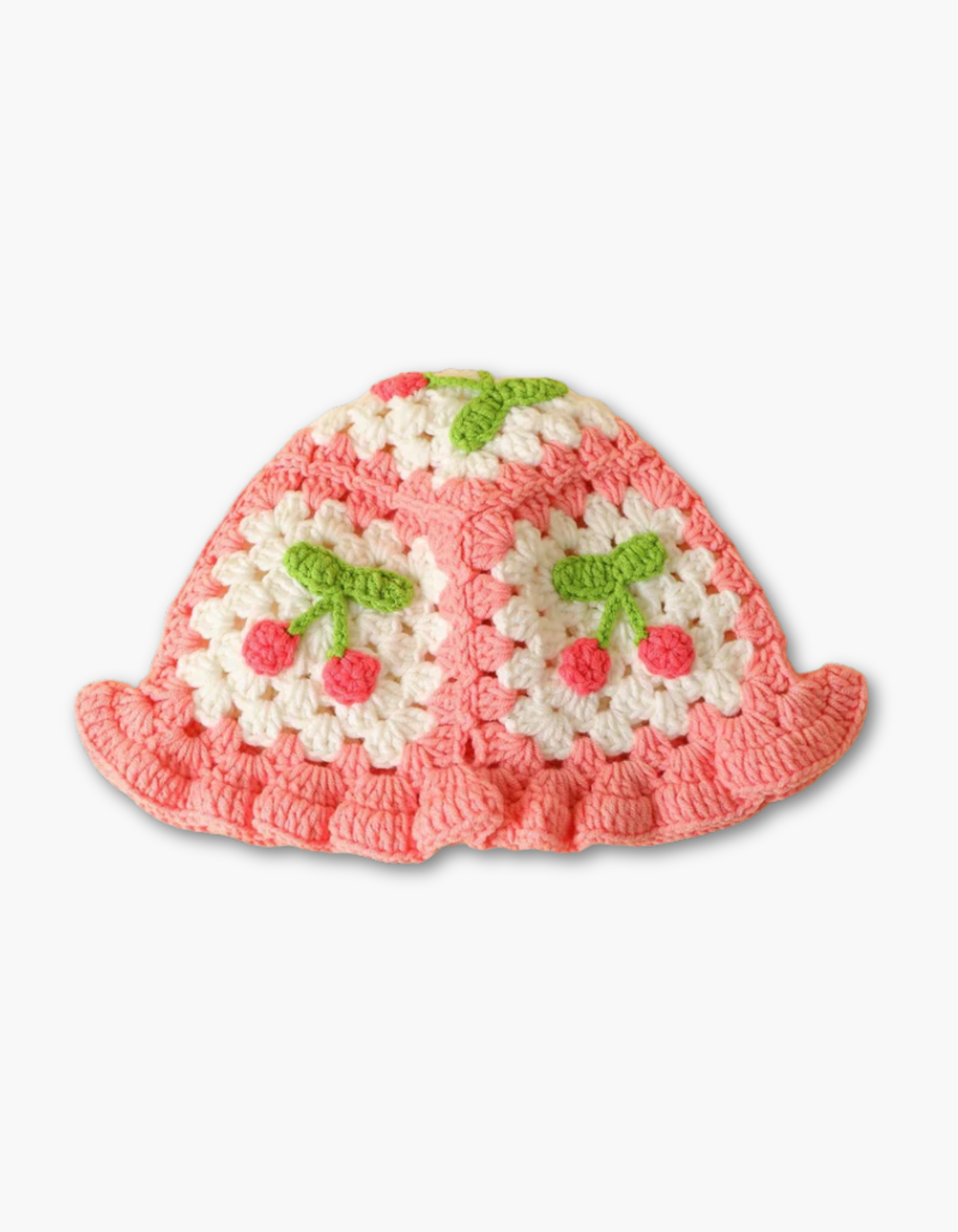 Frambella – Strawberry motif – Crochet hat-15144671773056-Santi Vento Atelier