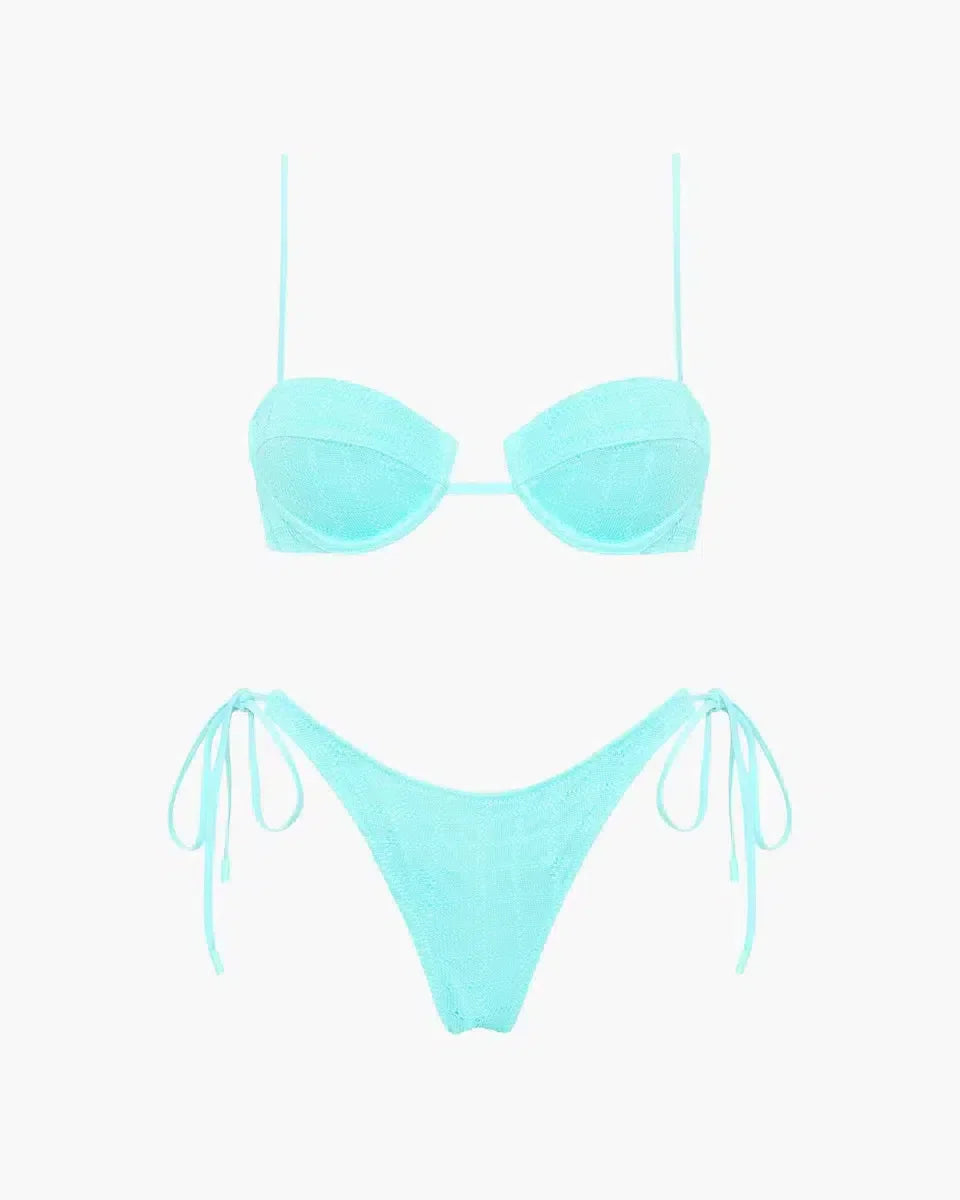 Ilona – Self-tie bottoms – Java-inspired textured bikini set-15138009219456-Santi Vento Atelier