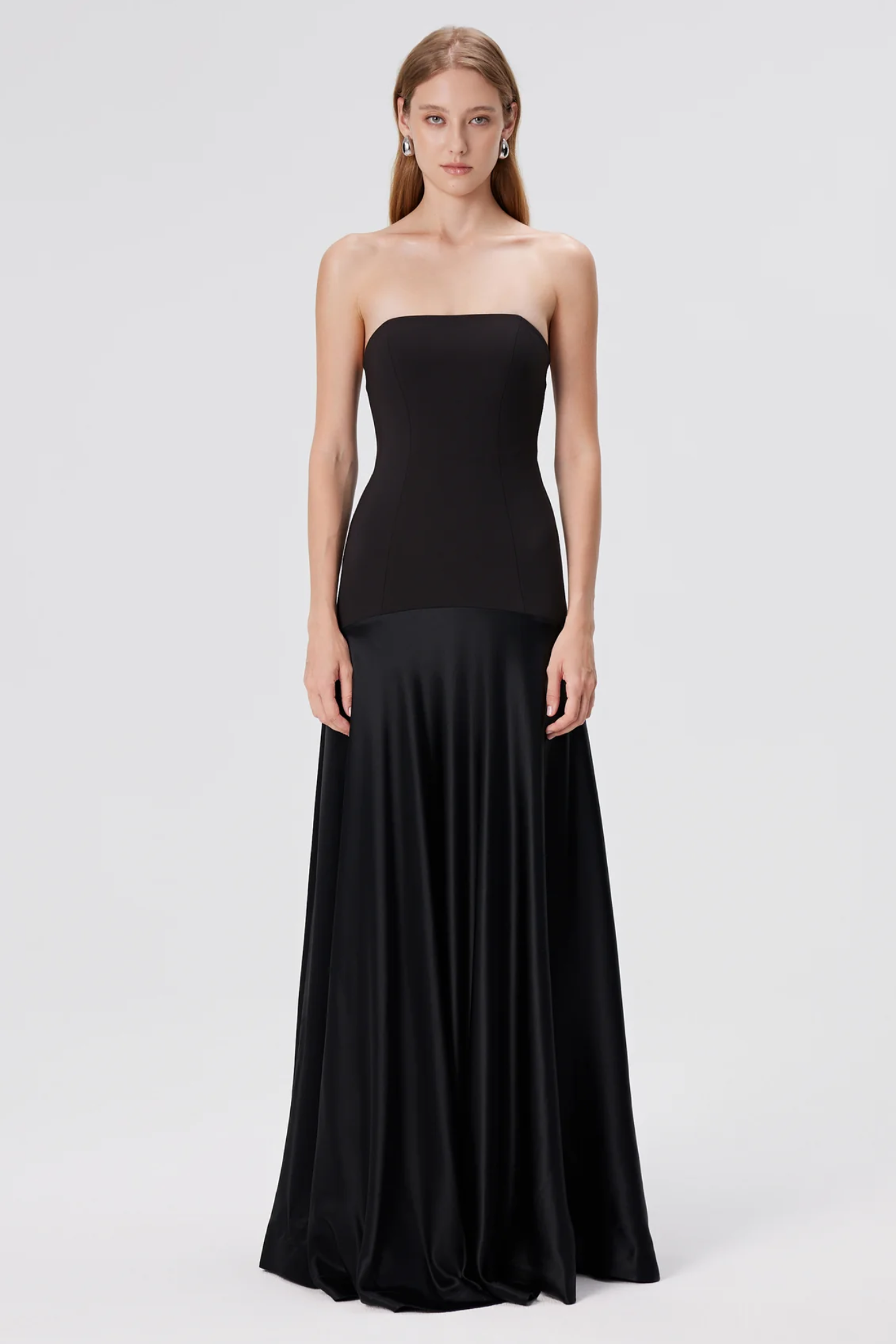 Isavelle – Sculpted fit – Strapless evening gown-15170343666048-Santi Vento Atelier