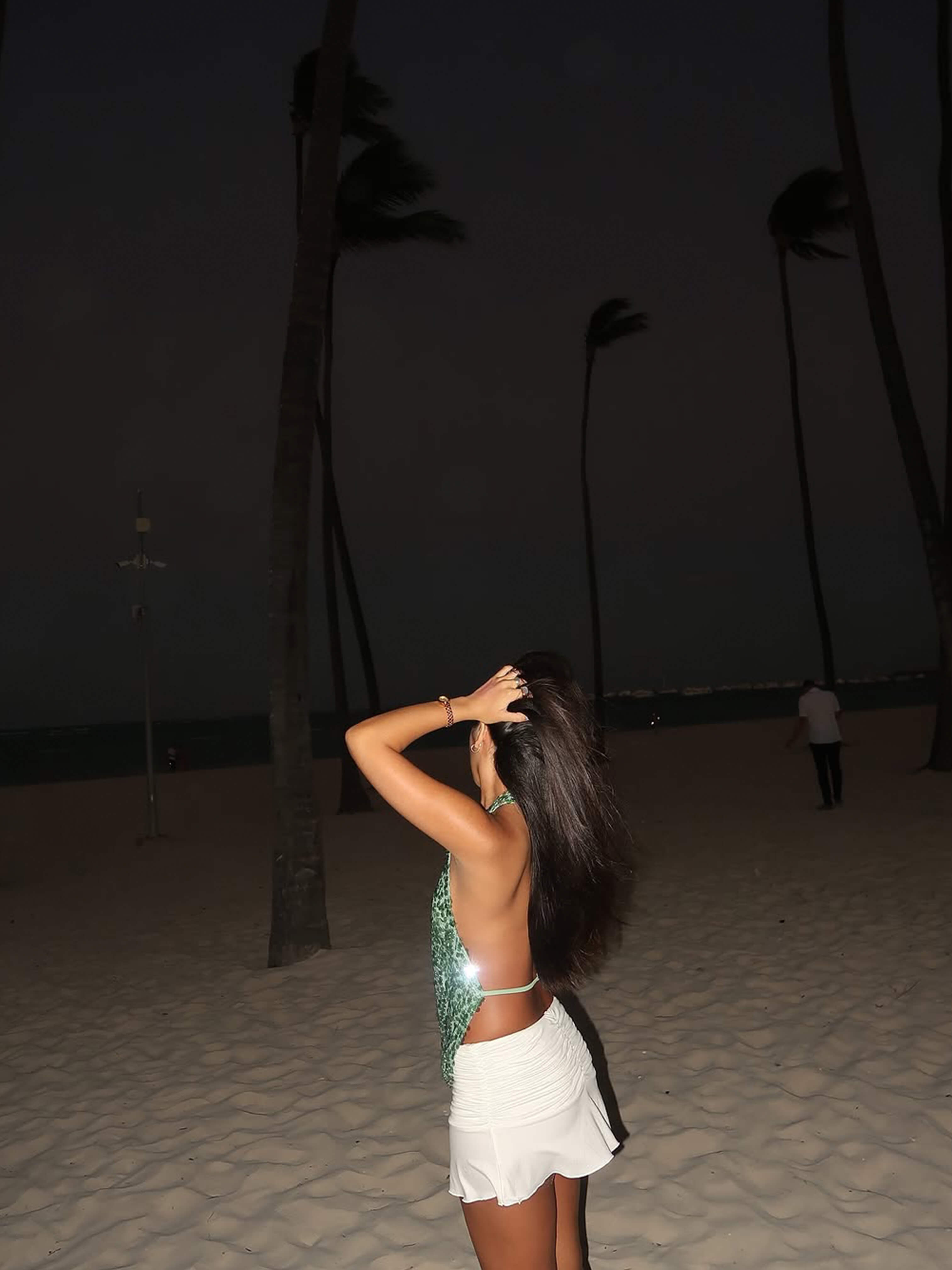 Liora – Deep plunge sequin – Halter top-15157941272960-Santi Vento Atelier