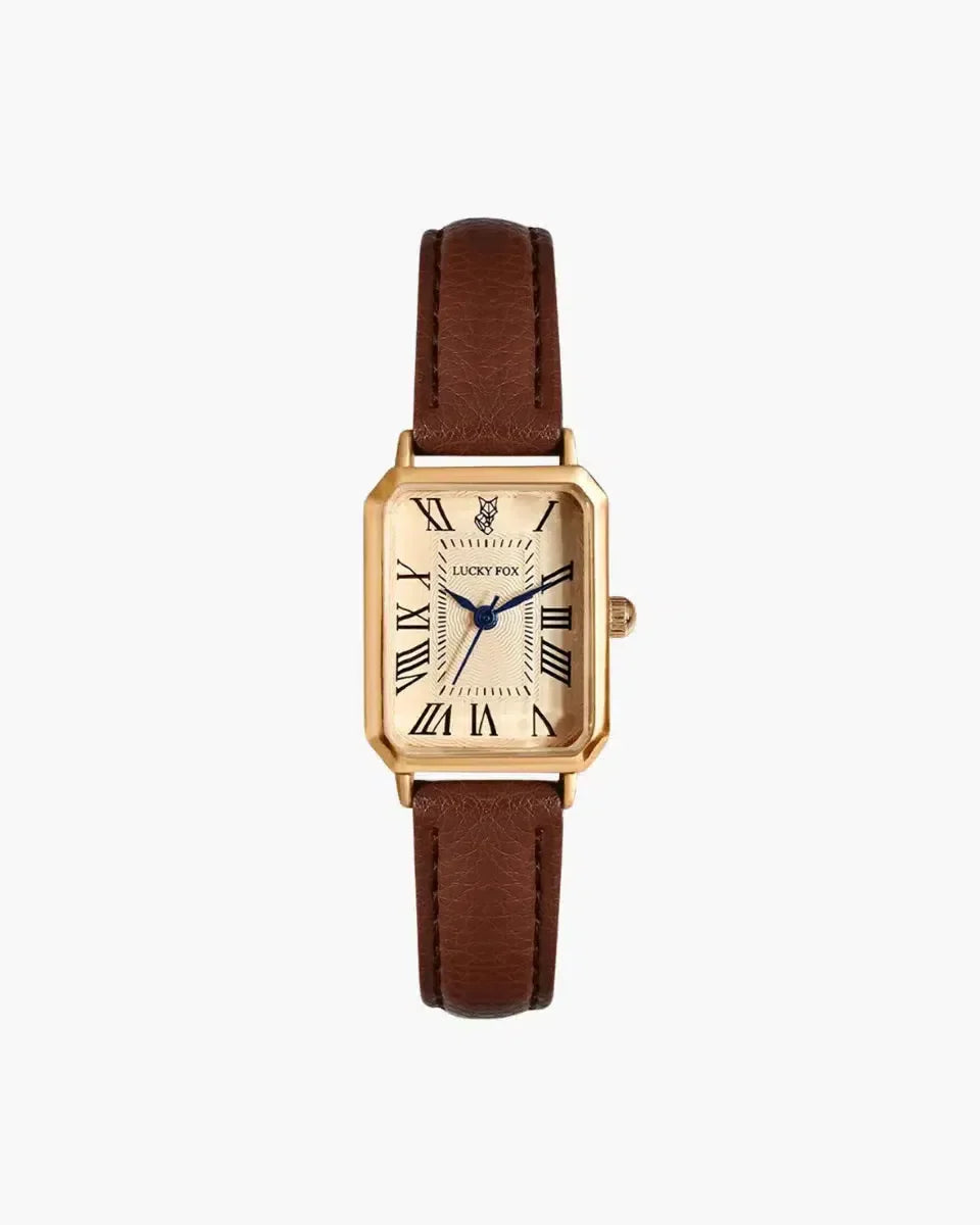 Liriel – Gold-toned details – Square watch-15137987920256-Santi Vento Atelier