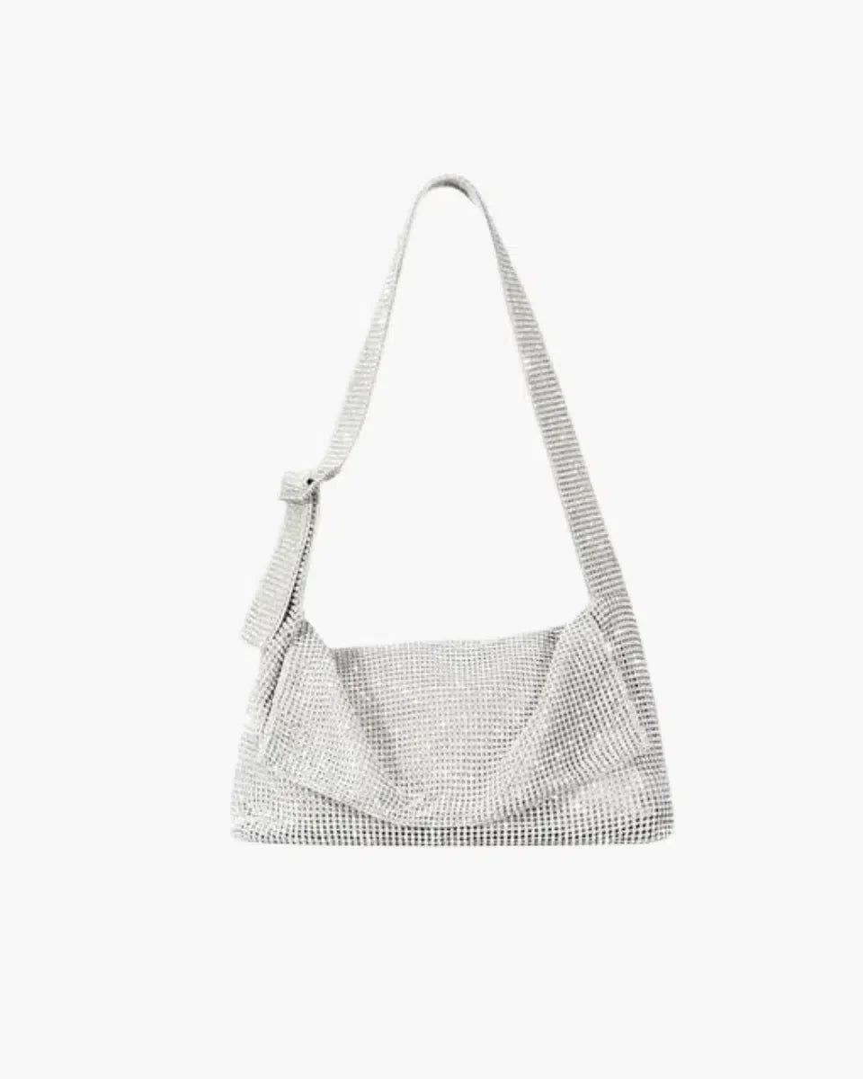 Livia – Fold-over flap – Crystal shoulder bag-15137973666176-Santi Vento Atelier