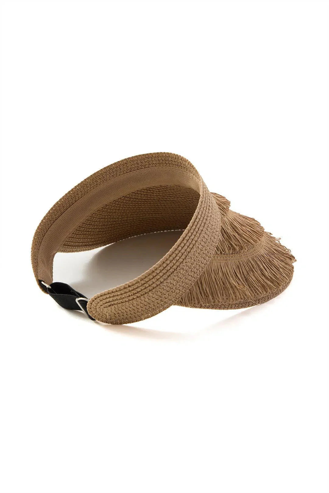 Lorielle – Summer fringe – Wide-brim visor-15137968390528-Santi Vento Atelier