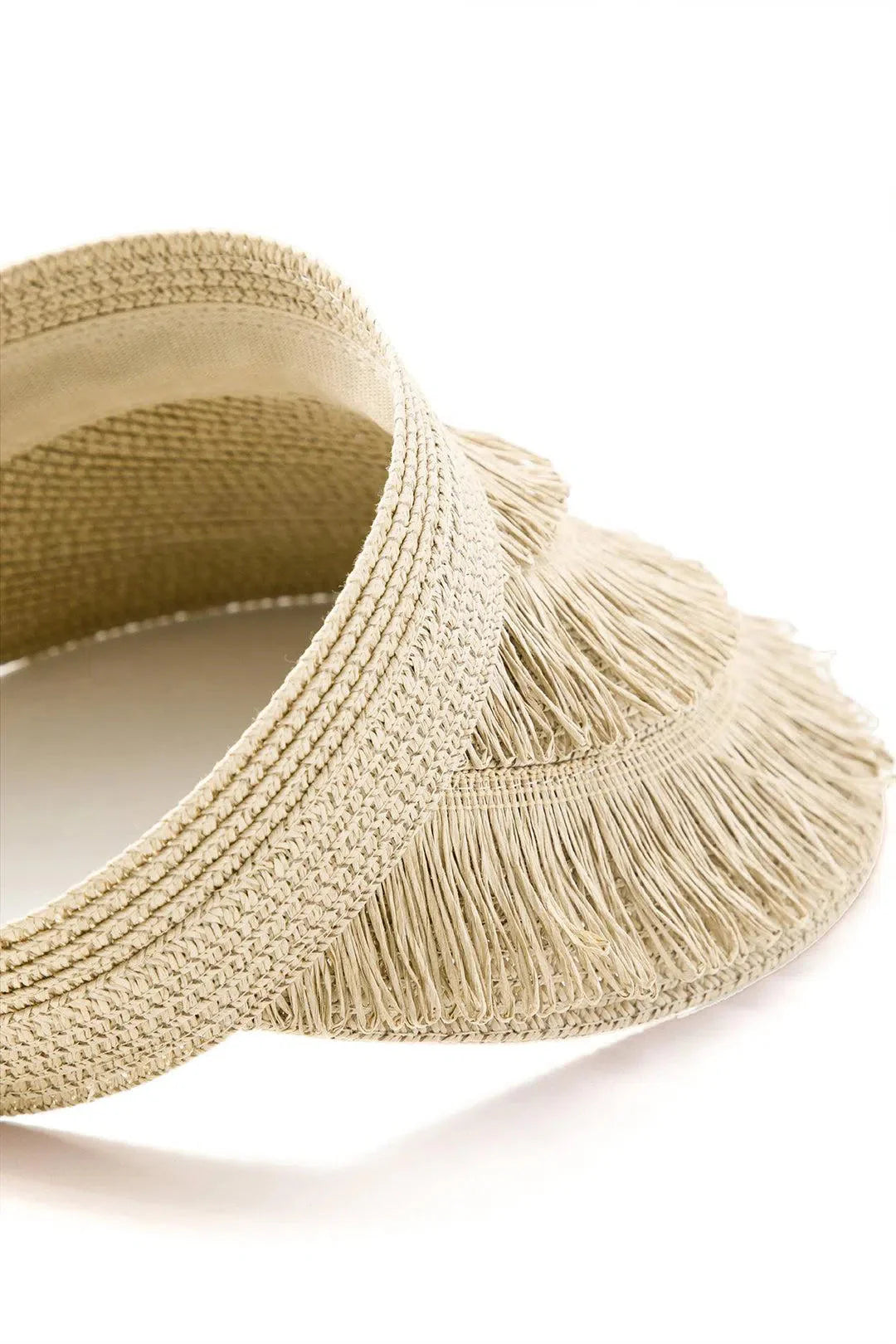 Lorielle – Summer fringe – Wide-brim visor-15137968390528-Santi Vento Atelier