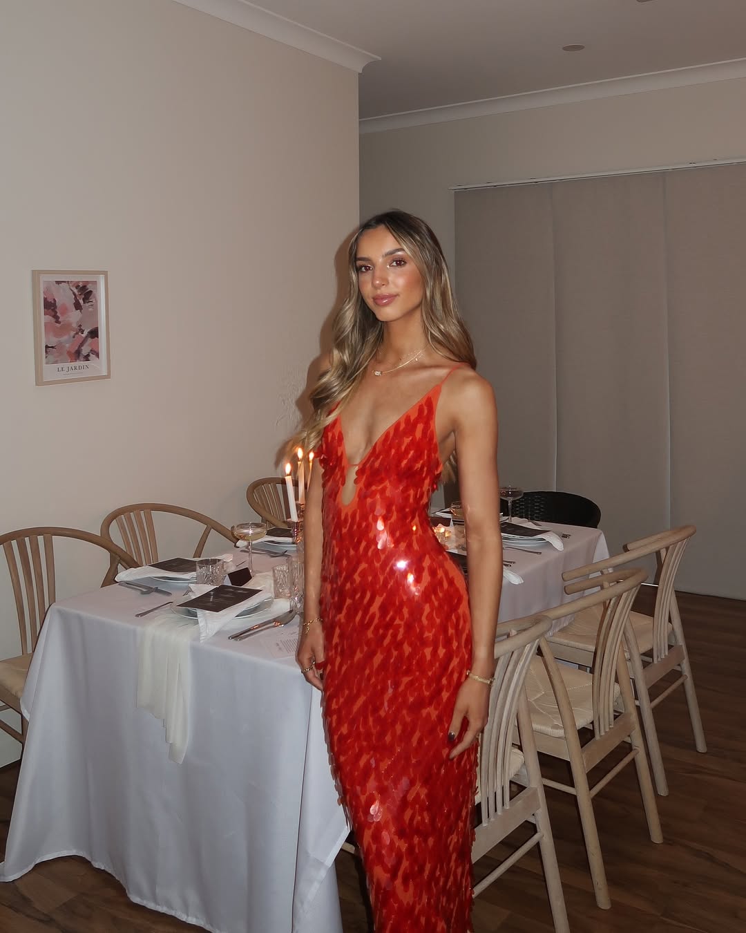 Lucerine – Sequin shimmer – Plunge backless gown-15151291629952-Santi Vento Atelier