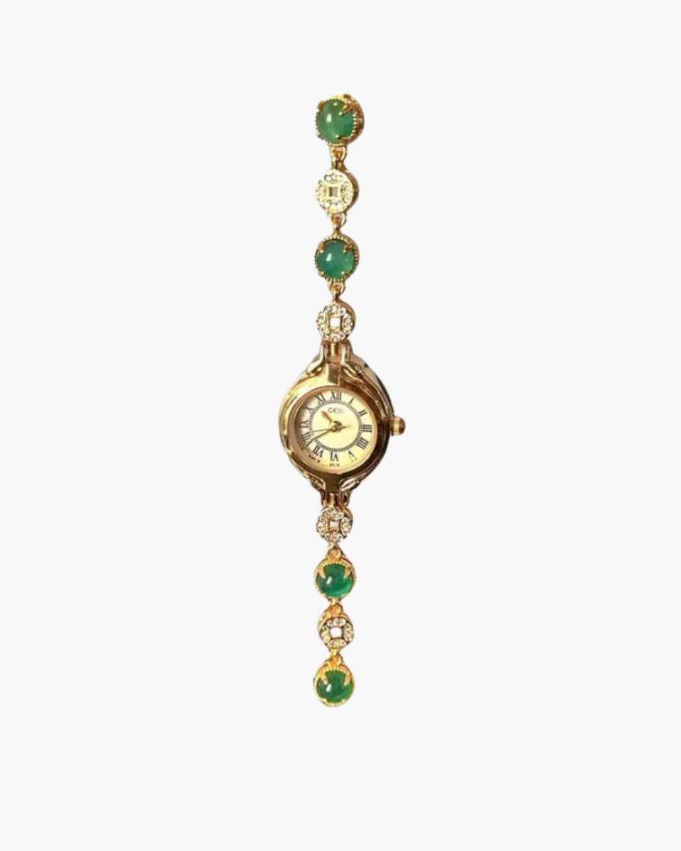Lumière – Emerald dial – Bracelet watch-15137987428736-Santi Vento Atelier