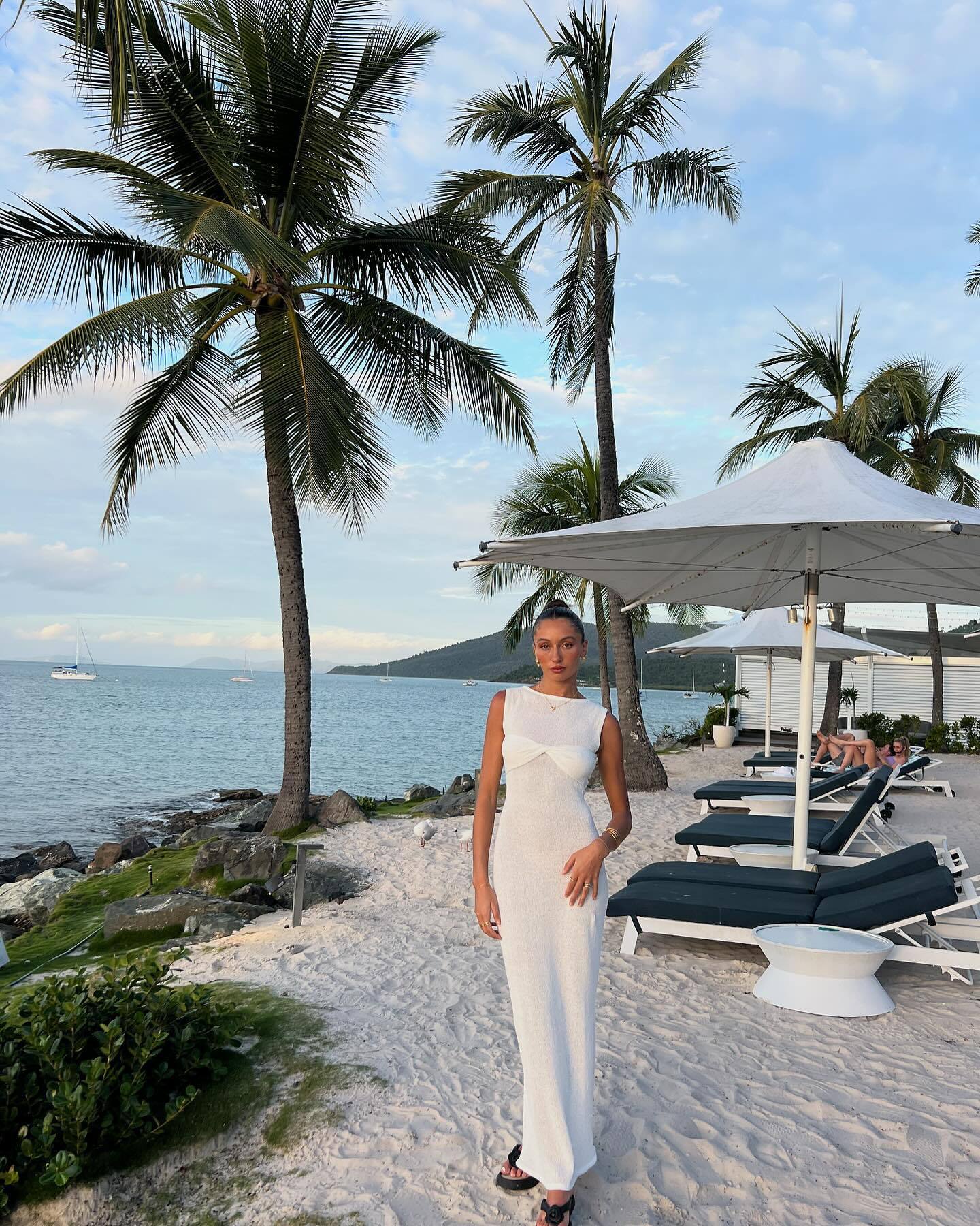 Lumivetta – Twist front – Sleeveless maxi dress-15167895306624-Santi Vento Atelier