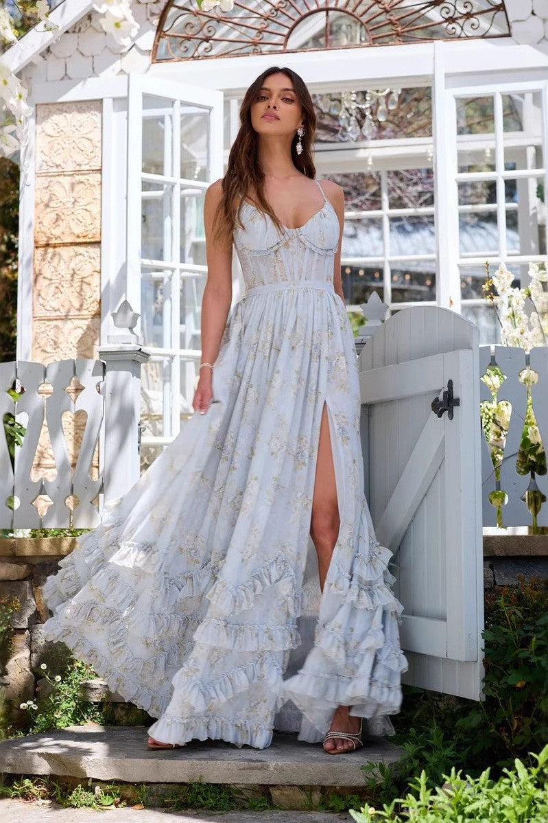 Lunariare – Romantic floral – Maxi dress-15151056716160-Santi Vento Atelier