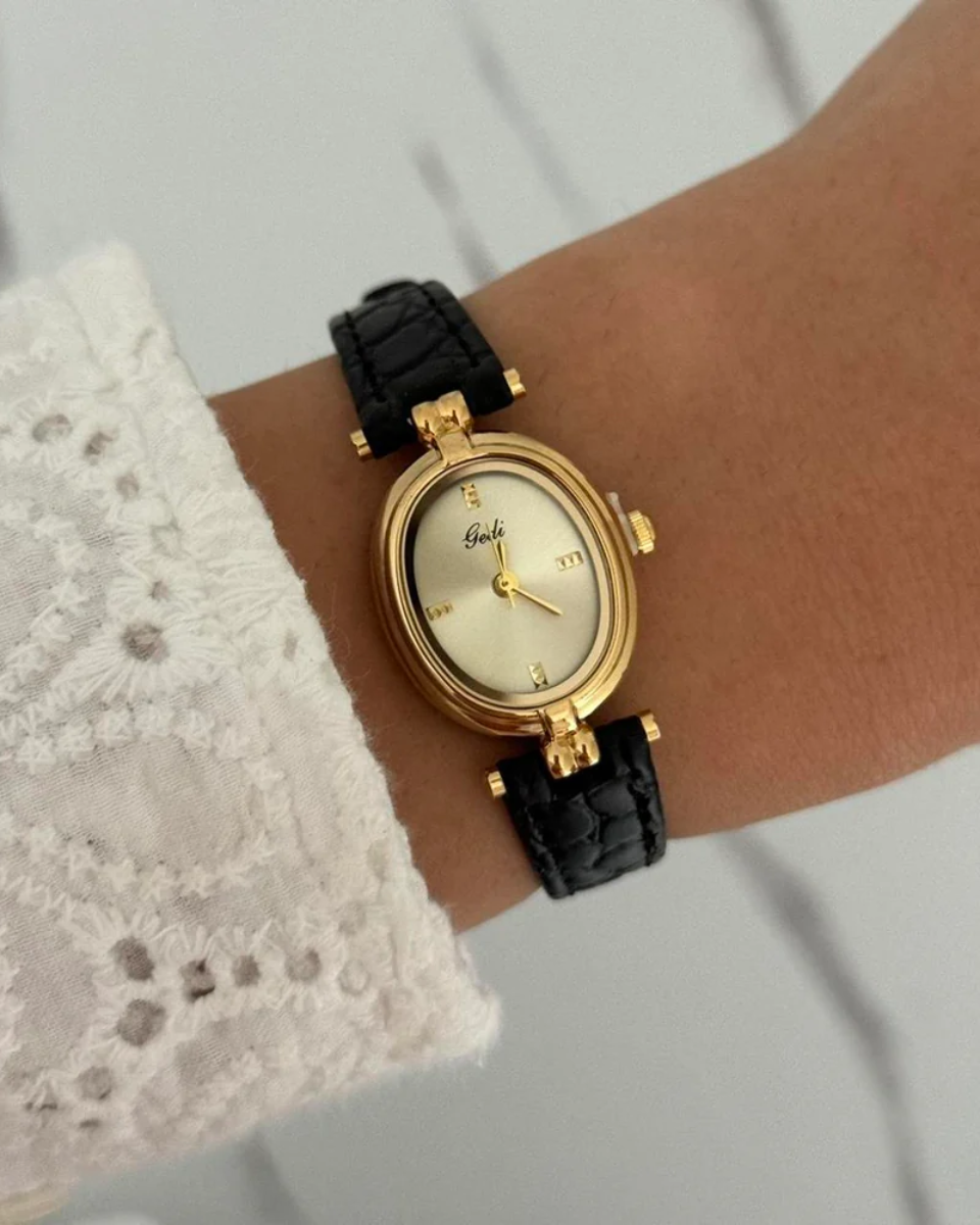 Lunetta – Gold-toned details – Vintage watch-15137987658112-Santi Vento Atelier