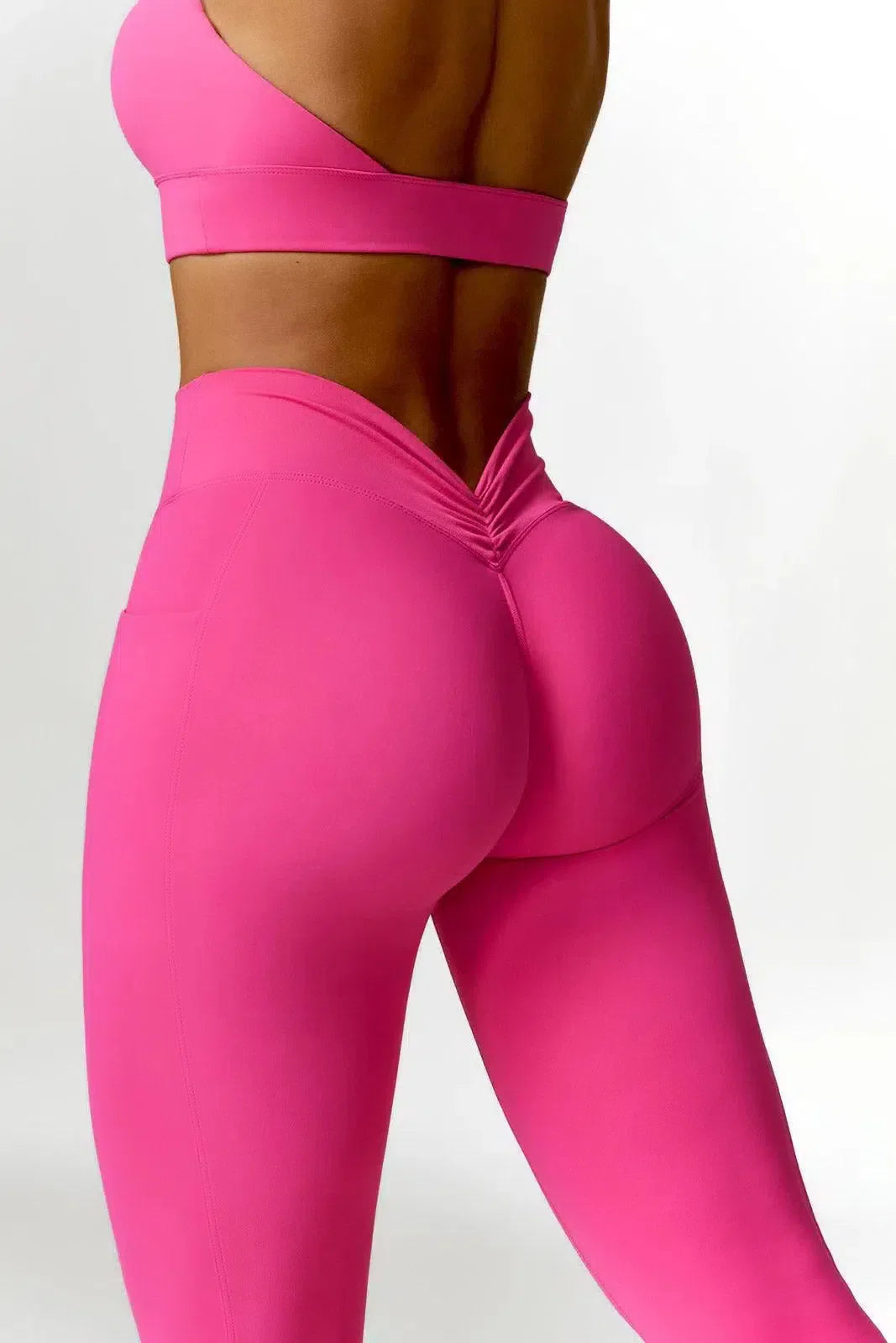 Lyselle – Side pocket – High-waisted leggings-15138001420672-Santi Vento Atelier