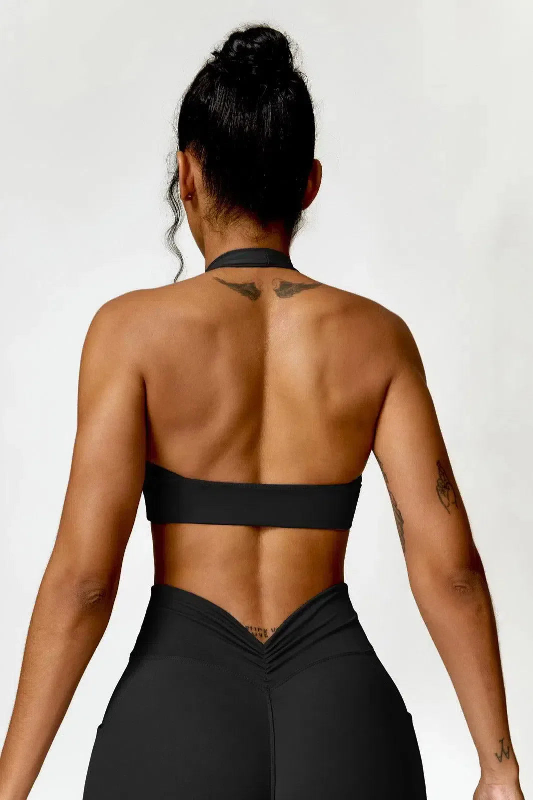 Mahina – Ruched detail – Sports bra & leggings set-15138002993536-Santi Vento Atelier