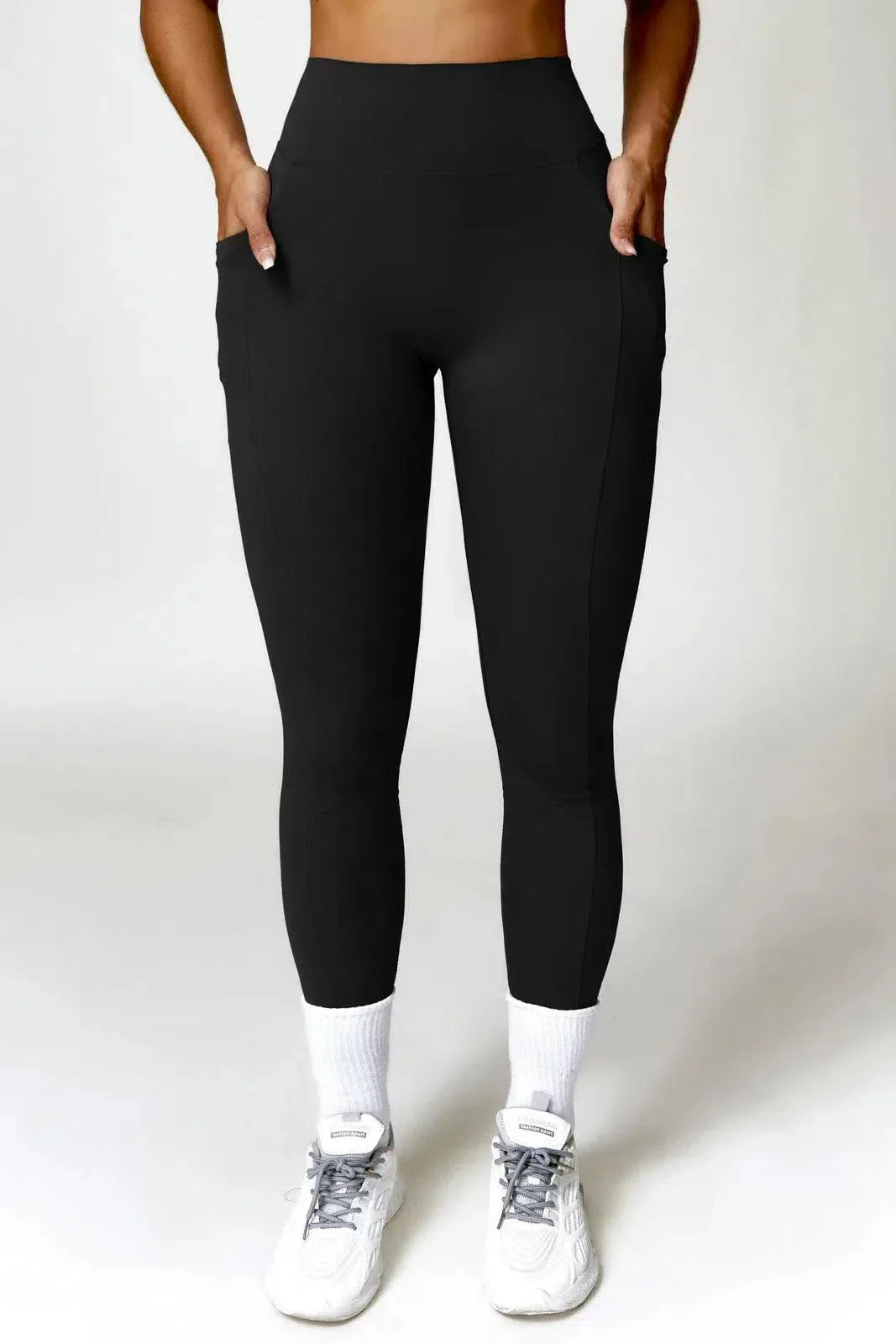 Mahina – Ruched detail – Sports bra & leggings set-15138002993536-Santi Vento Atelier