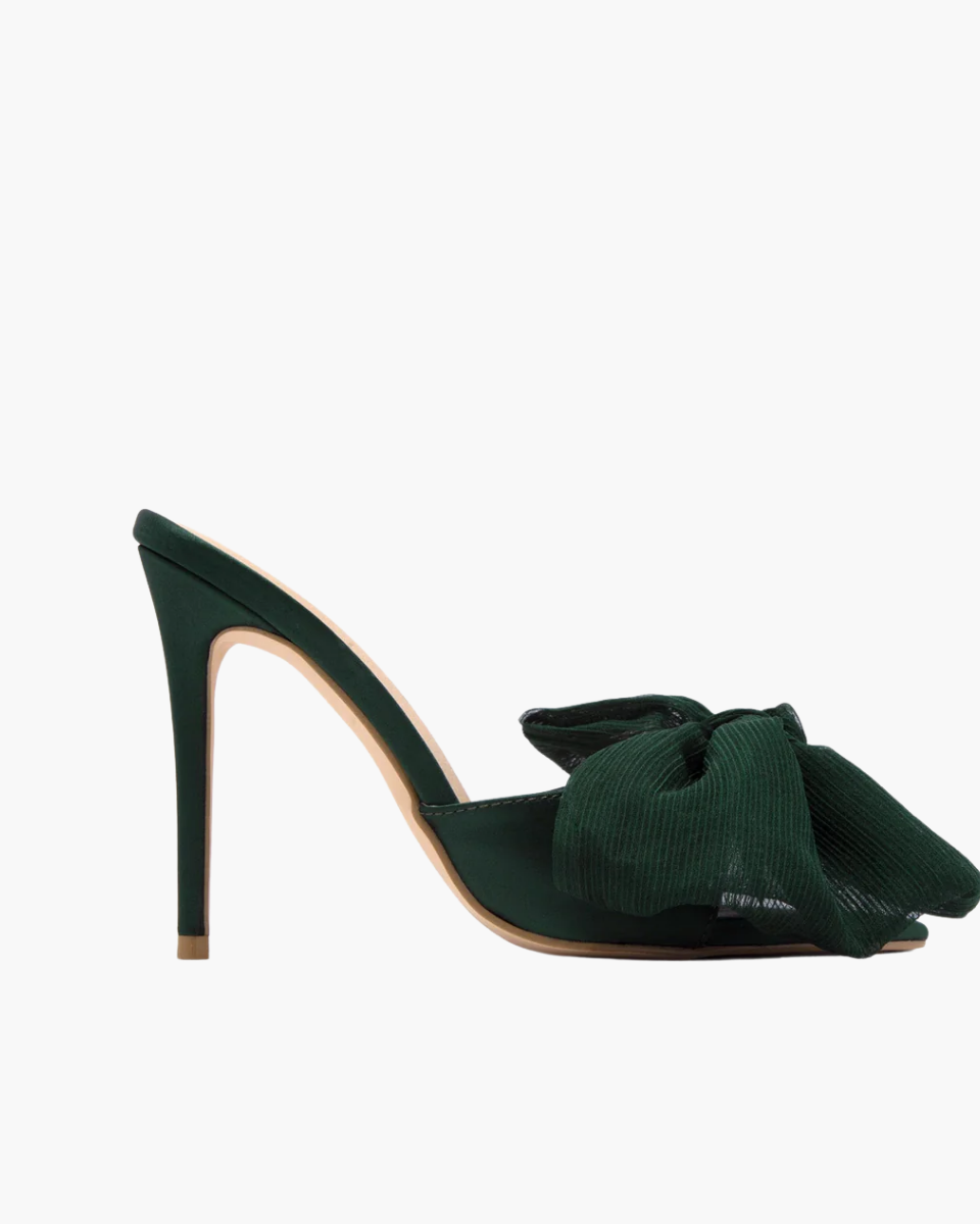 Melodia – Slip-on design – Oversized bow mule heels-15137993359744-Santi Vento Atelier