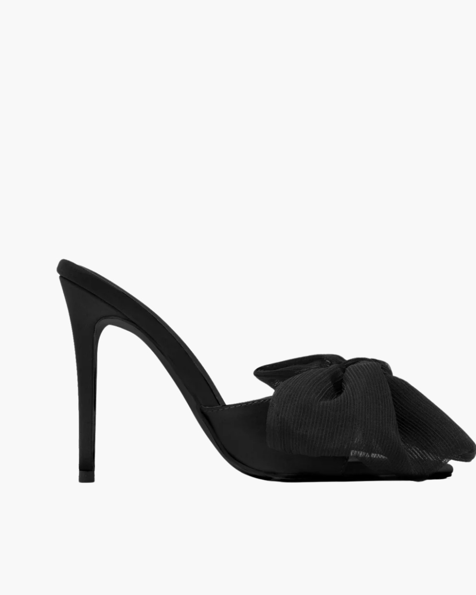 Melodia – Slip-on design – Oversized bow mule heels-15137993359744-Santi Vento Atelier