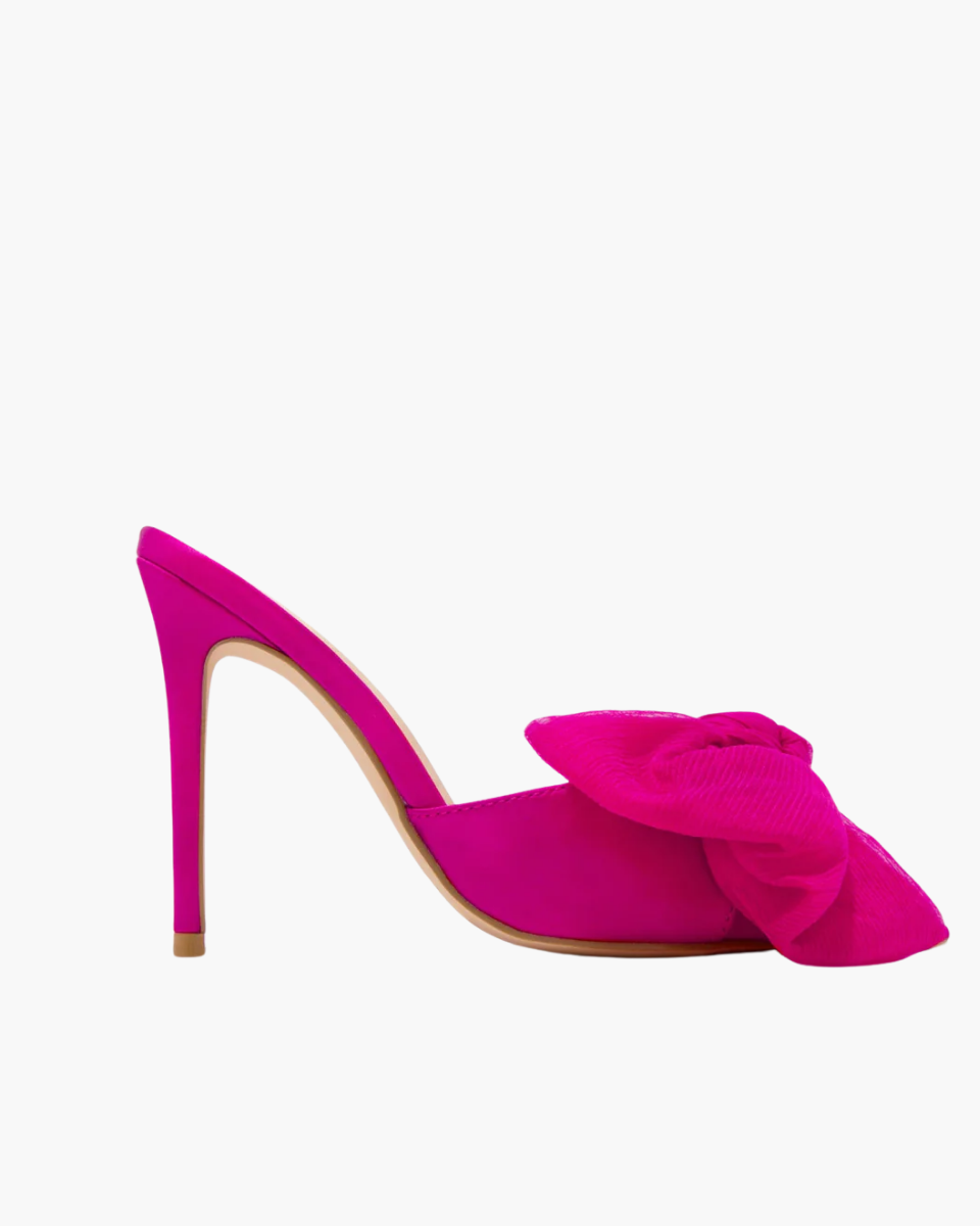 Melodia – Slip-on design – Oversized bow mule heels-15137993359744-Santi Vento Atelier