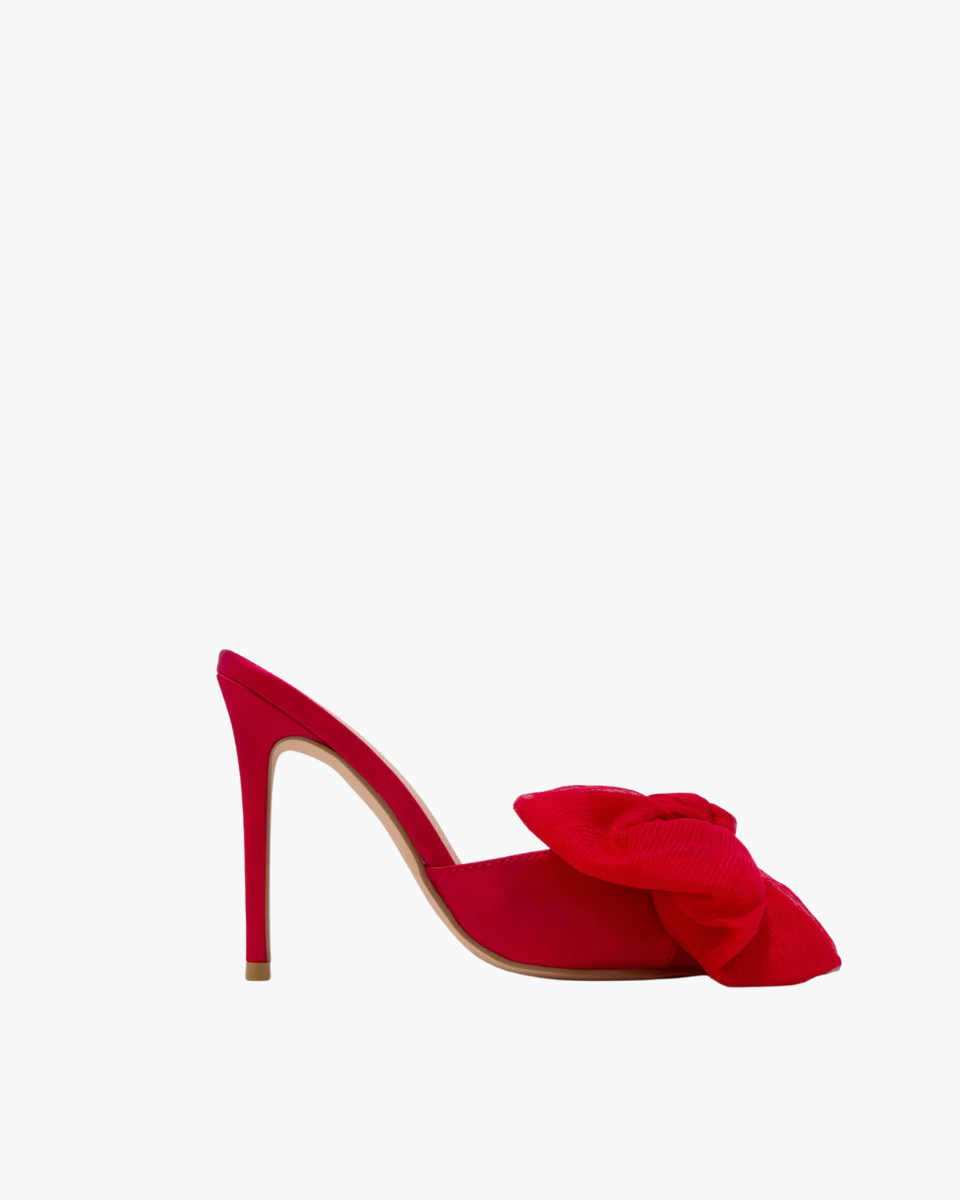 Melodia – Slip-on design – Oversized bow mule heels-15137993359744-Santi Vento Atelier