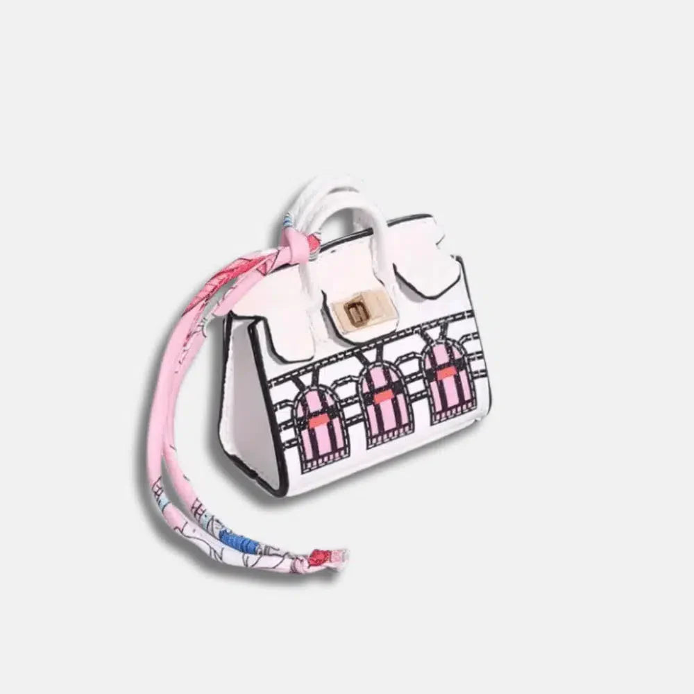 Mini – Sleek minimalist design – Bag charm-15137984971136-Santi Vento Atelier