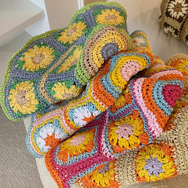 Mirellina – Pastel bloom – Crochet bucket hat-15144672133504-Santi Vento Atelier