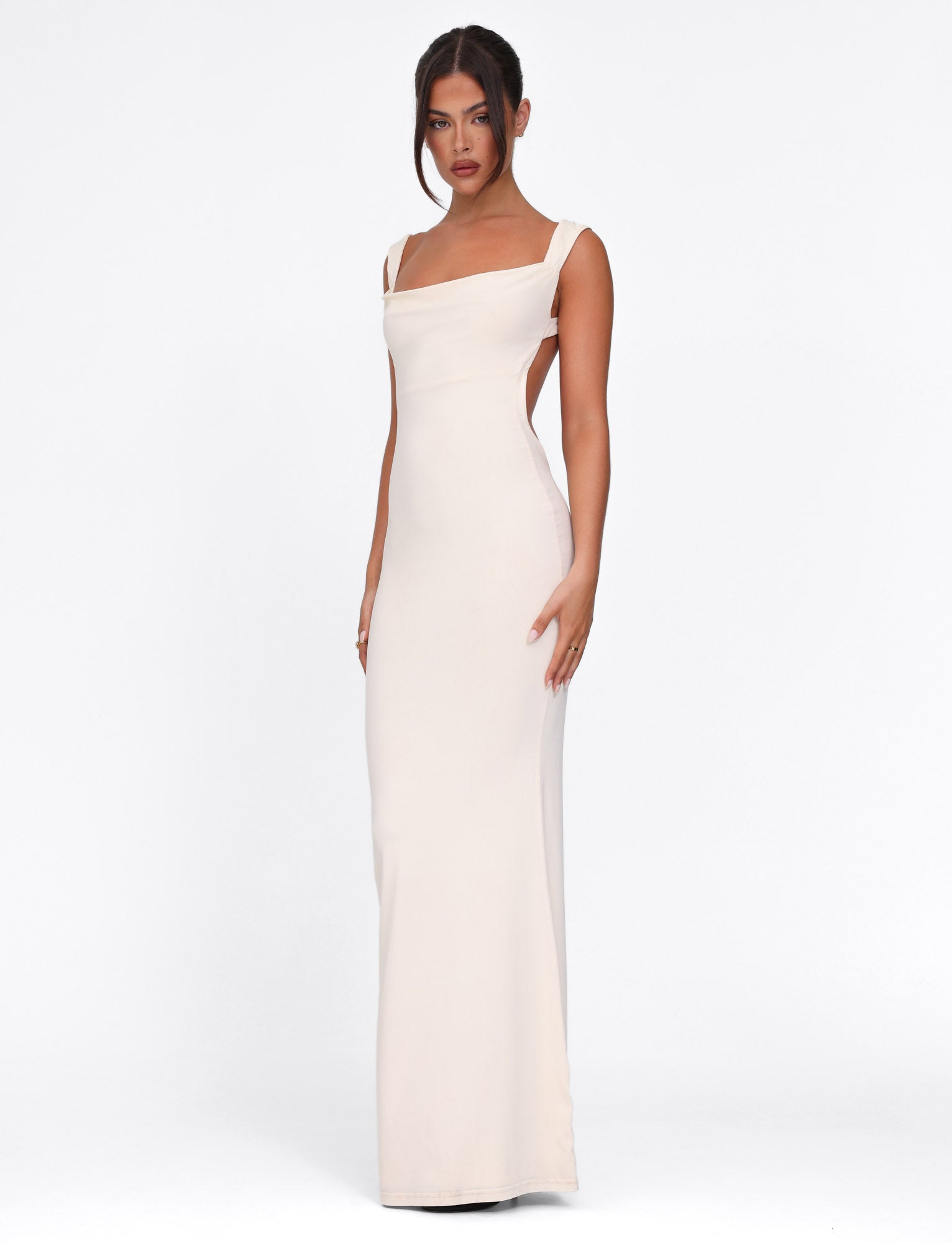 Morana – Open back silhouette – Maxi dress-15147633443200-Santi Vento Atelier