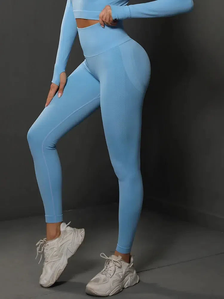 Nicoletta – Seamless design – Sleek gymwear leggings-15138001912192-Santi Vento Atelier