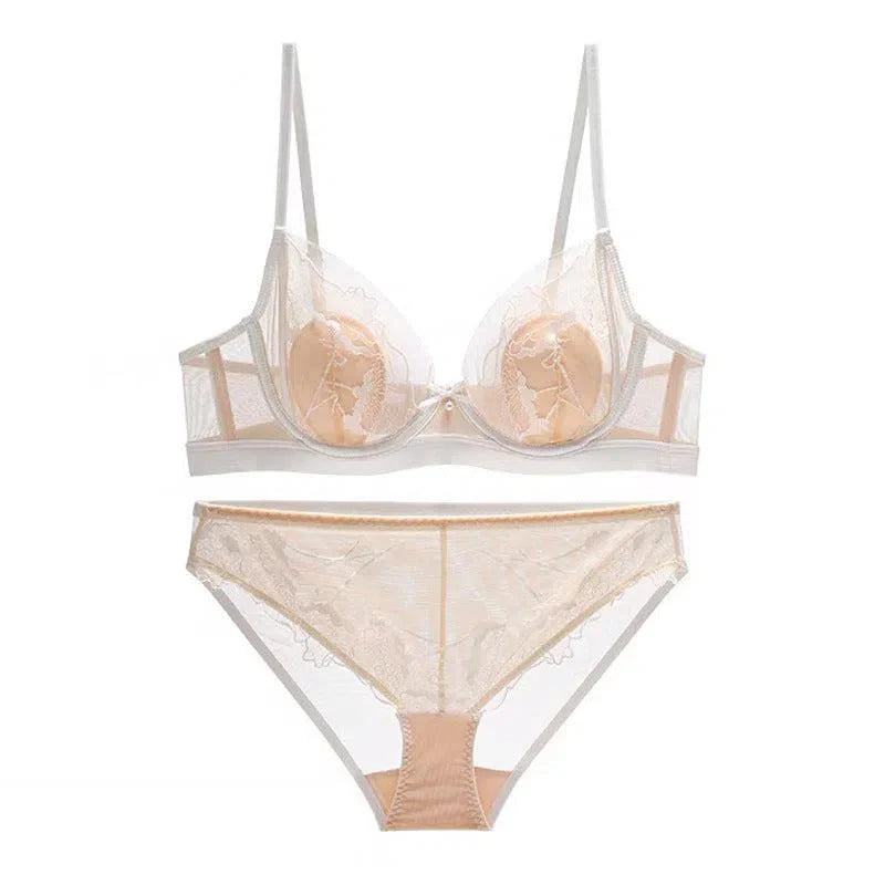 Nivara – Mesh floral – Lingerie set-15138004828544-Santi Vento Atelier